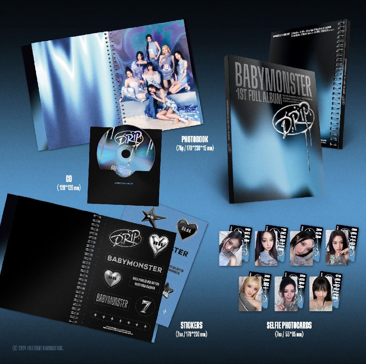 BABYMONSTER DRIP已拆全專