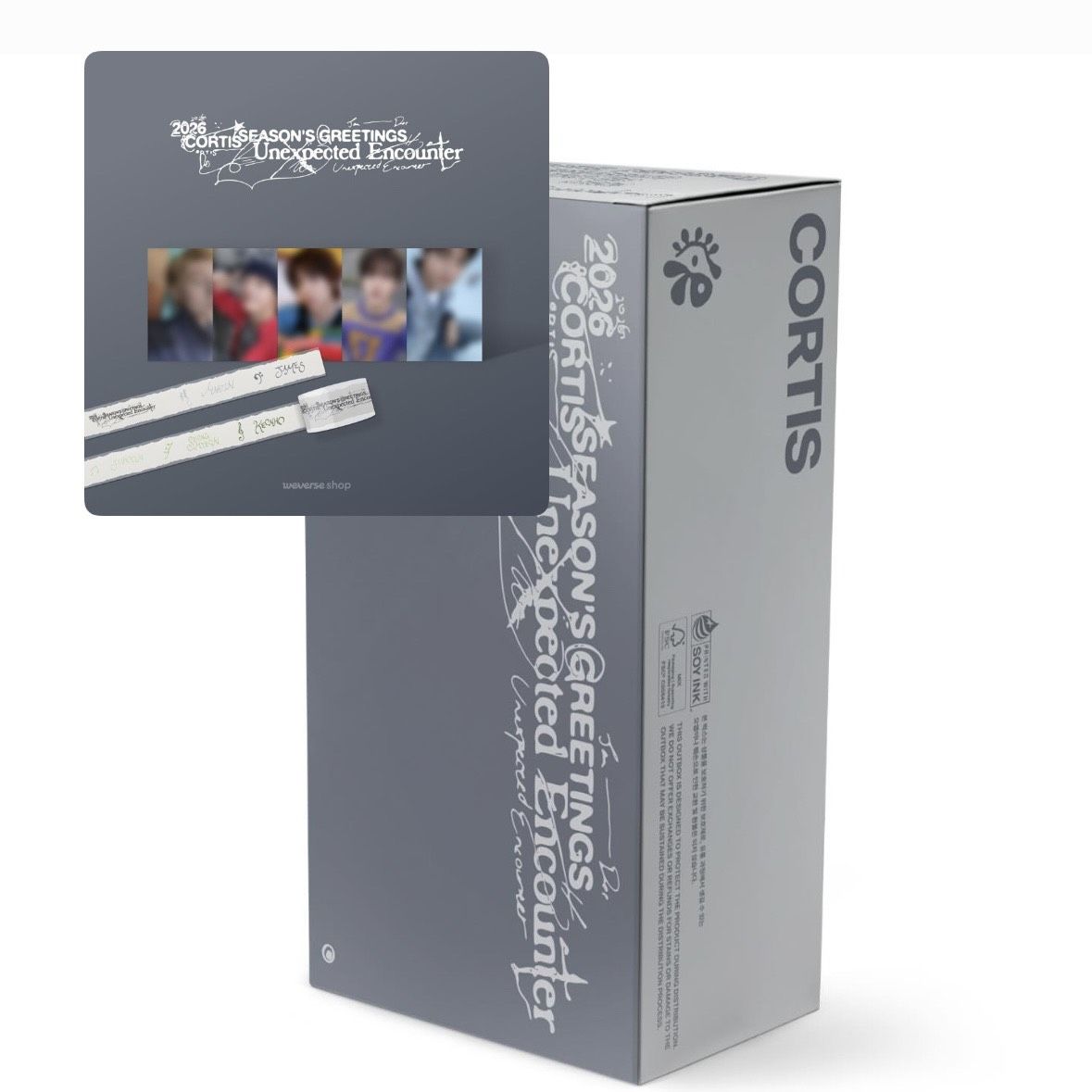 CORTIS 2026年曆（僅拆檢、未使用）含特典，社長大人購入，保證正版