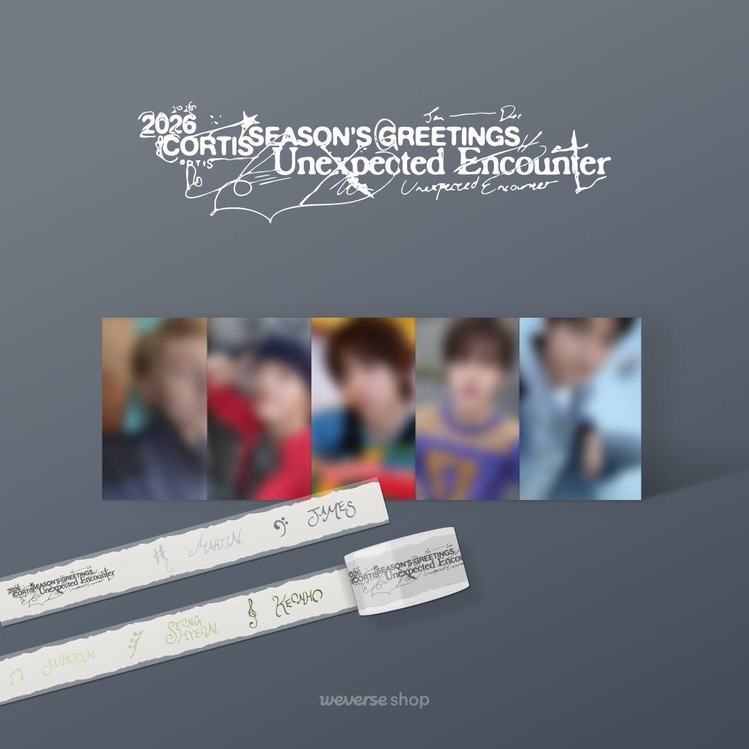 CORTIS 2026年曆（僅拆檢、未使用）含特典，社長大人購入，保證正版