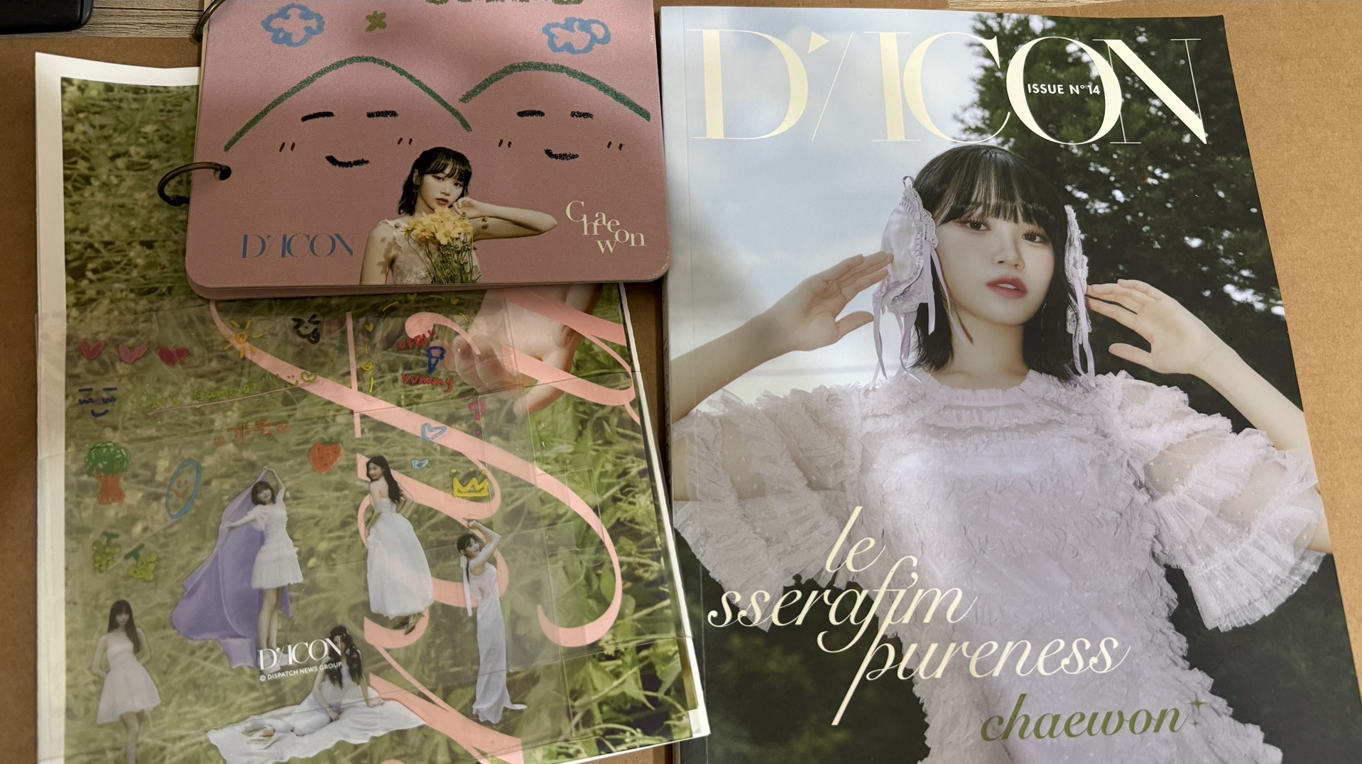 (A版/金采源)DICON ISSUE N 14 LE SSERAFIM PURENESS 完整