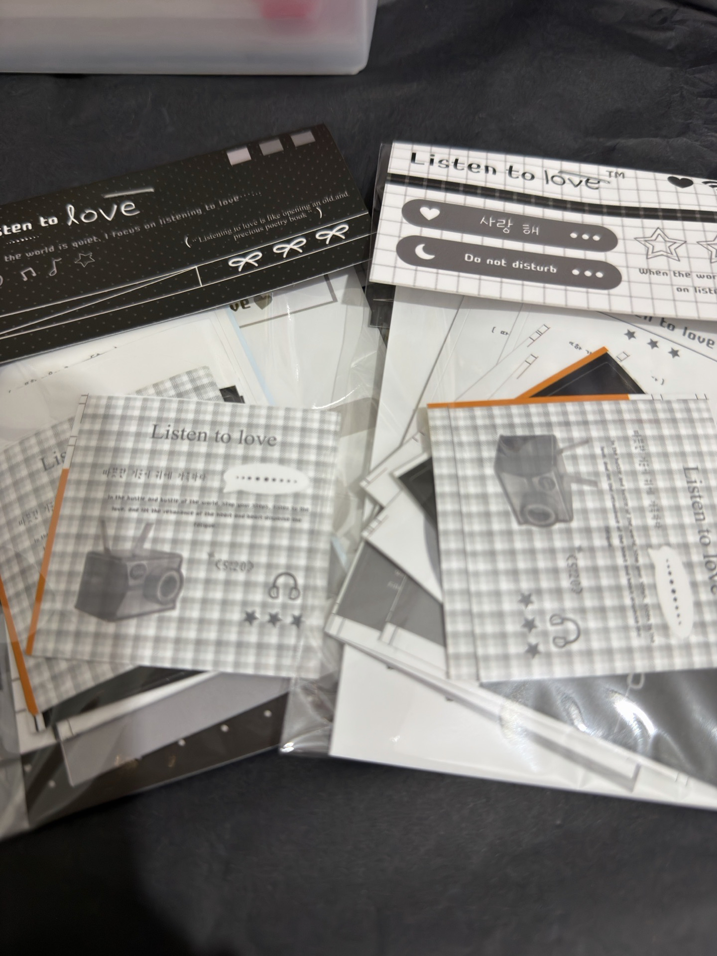 黒（鹽系貼紙包