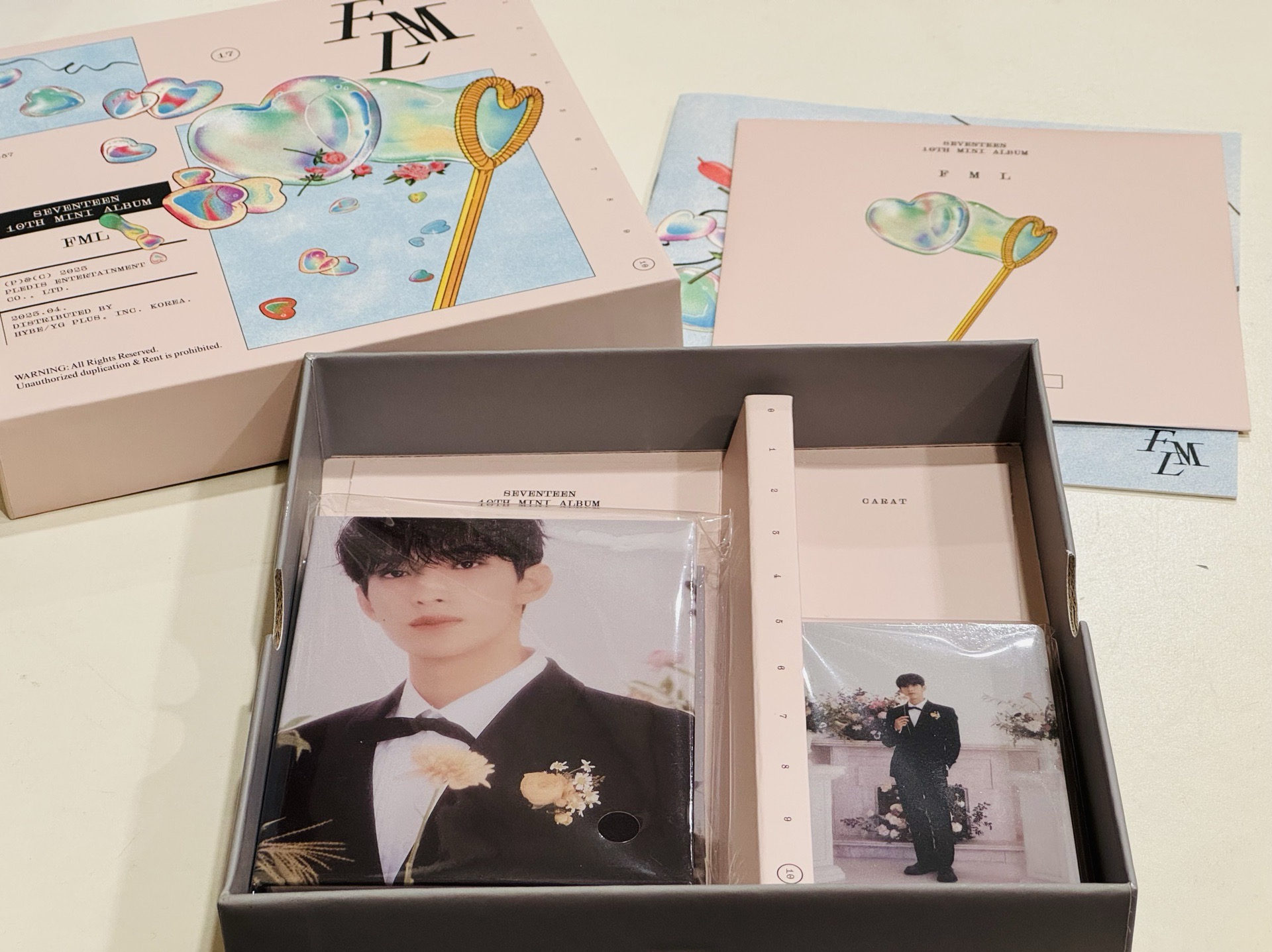 SEVENTEEN FML Mini 10 克拉盤 碩 DK 