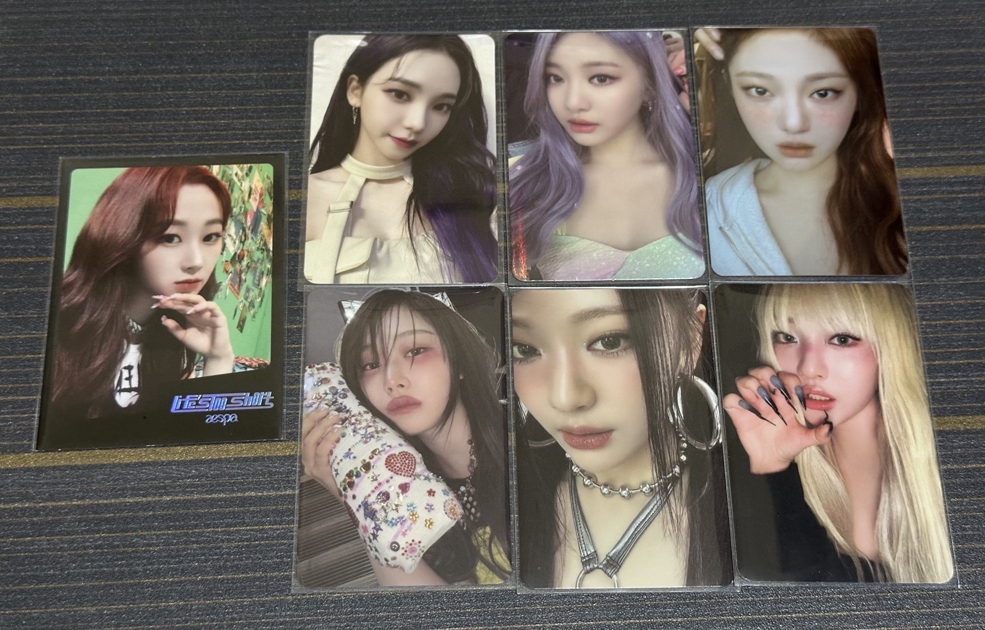 aespa 小卡盤 (7張）