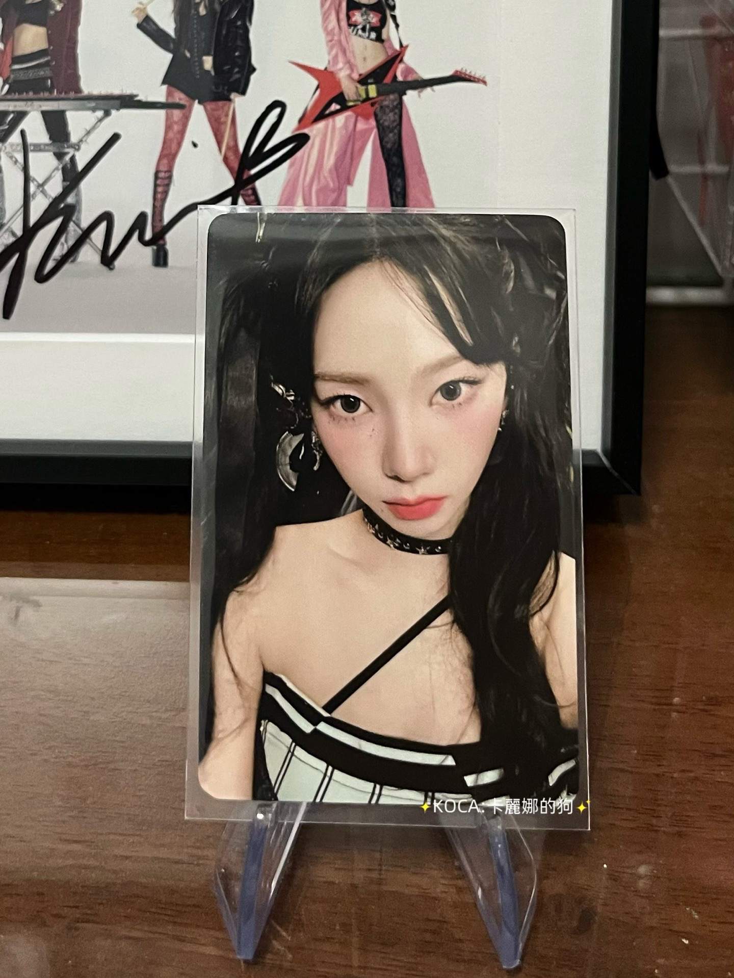 現貨｜aespa Karina Whiplash 星光卡 三星 背面是小貓塗鴉🐱