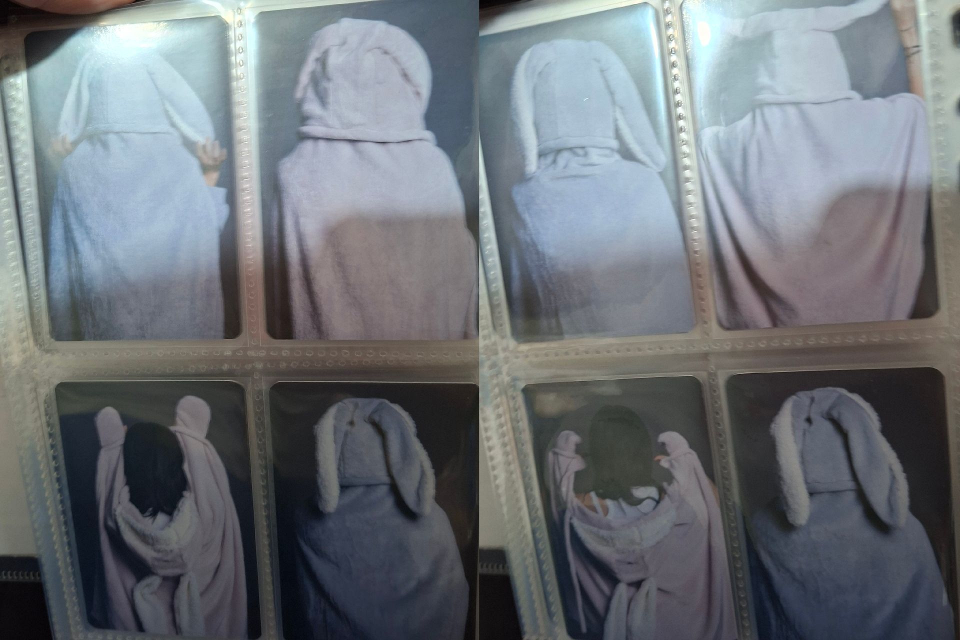 KCON 兔毯雙面卡 一套八卡