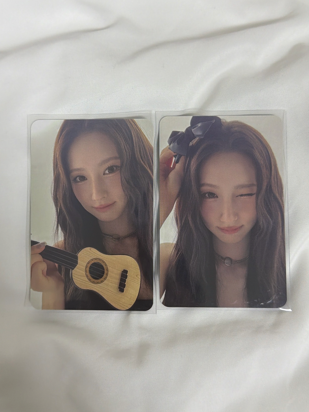 兩張自拍面一起出