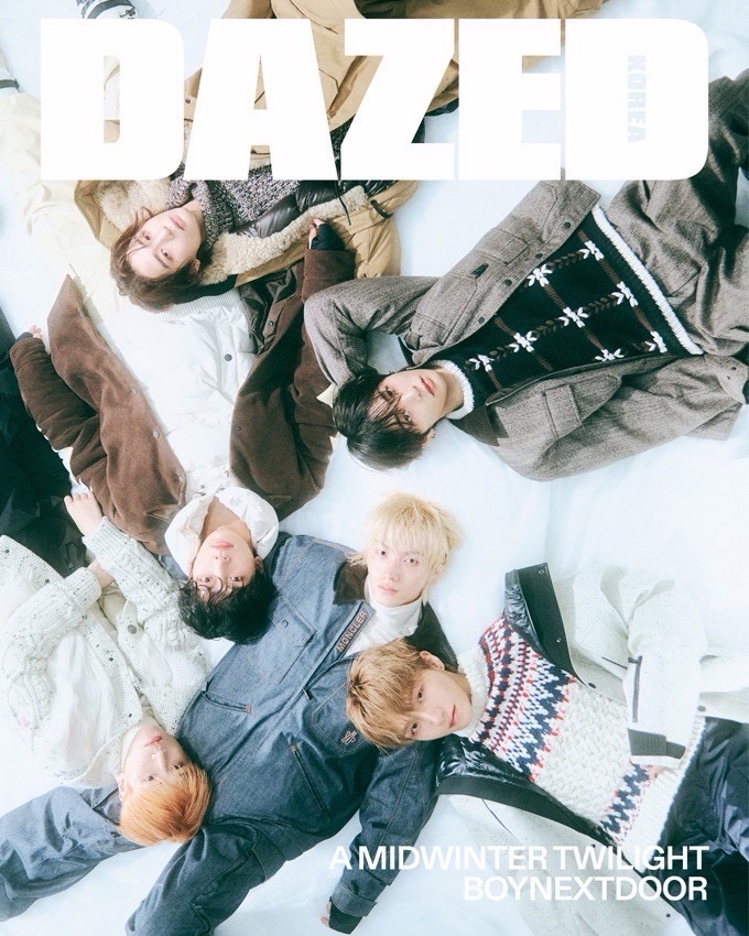 DAZED 25年11月號雜誌 團體封面