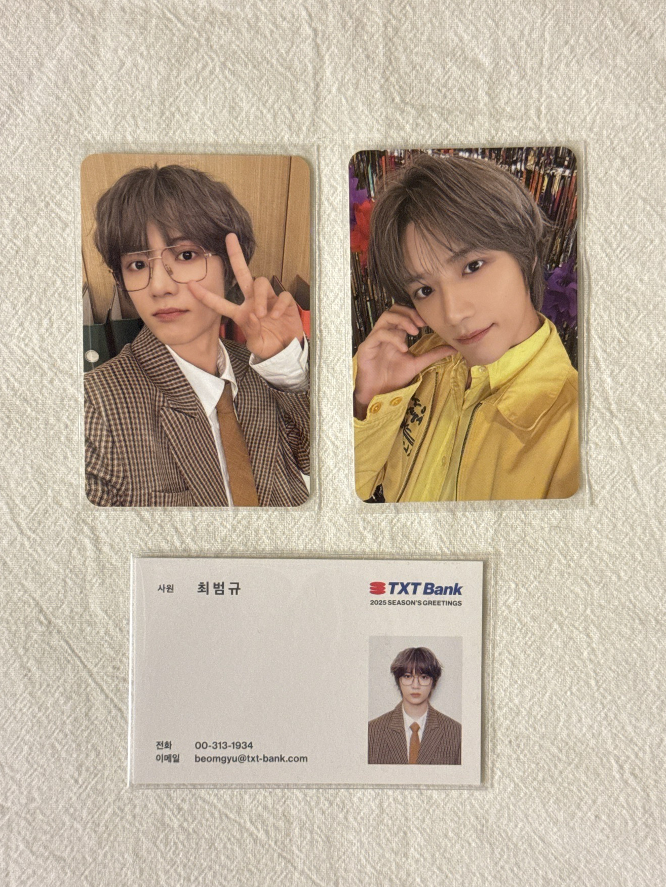 25年曆卡 圭一套 A+B+name card 不拆