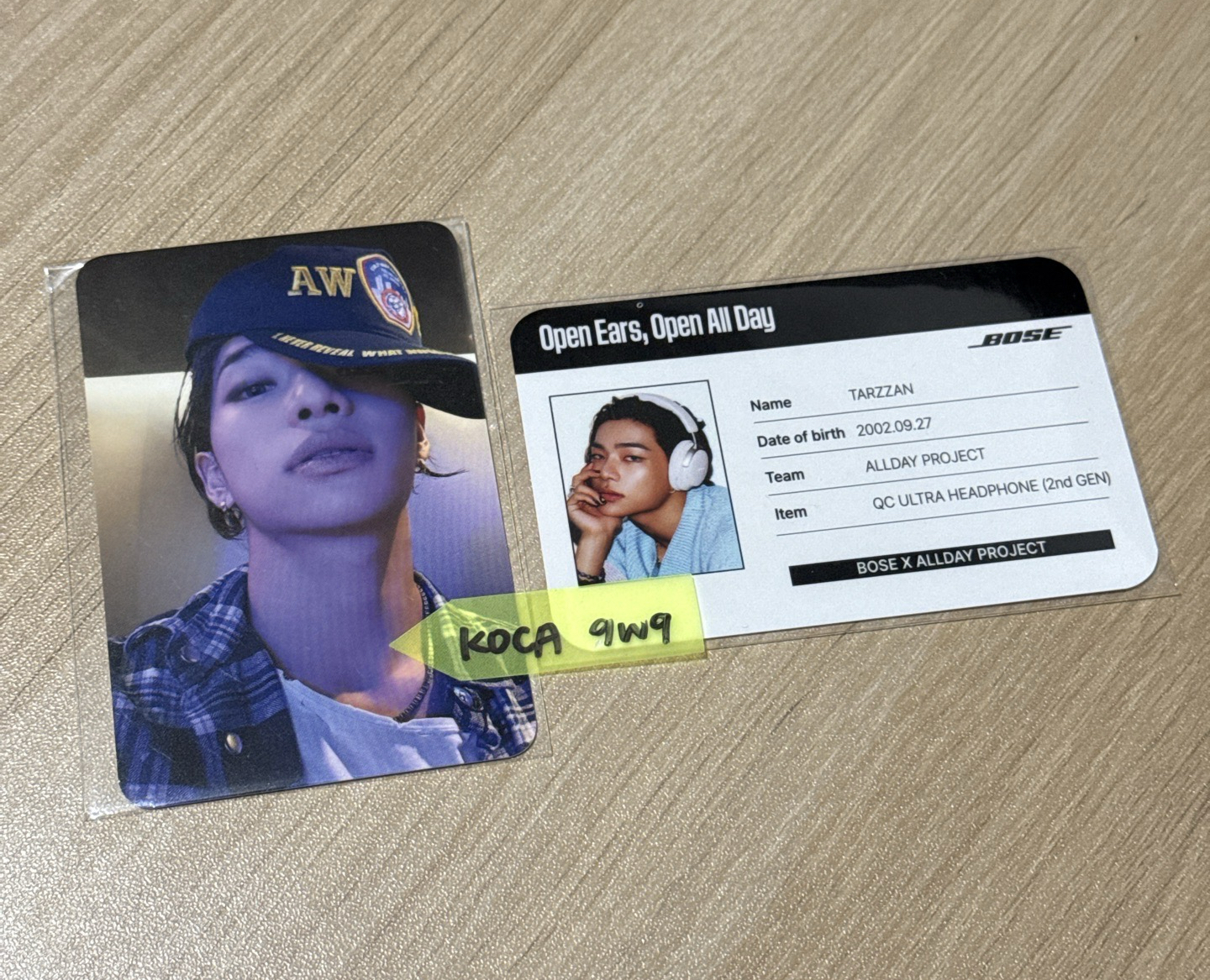 ADP 泰山-迷一快閃 扭蛋卡&bose聯名id卡