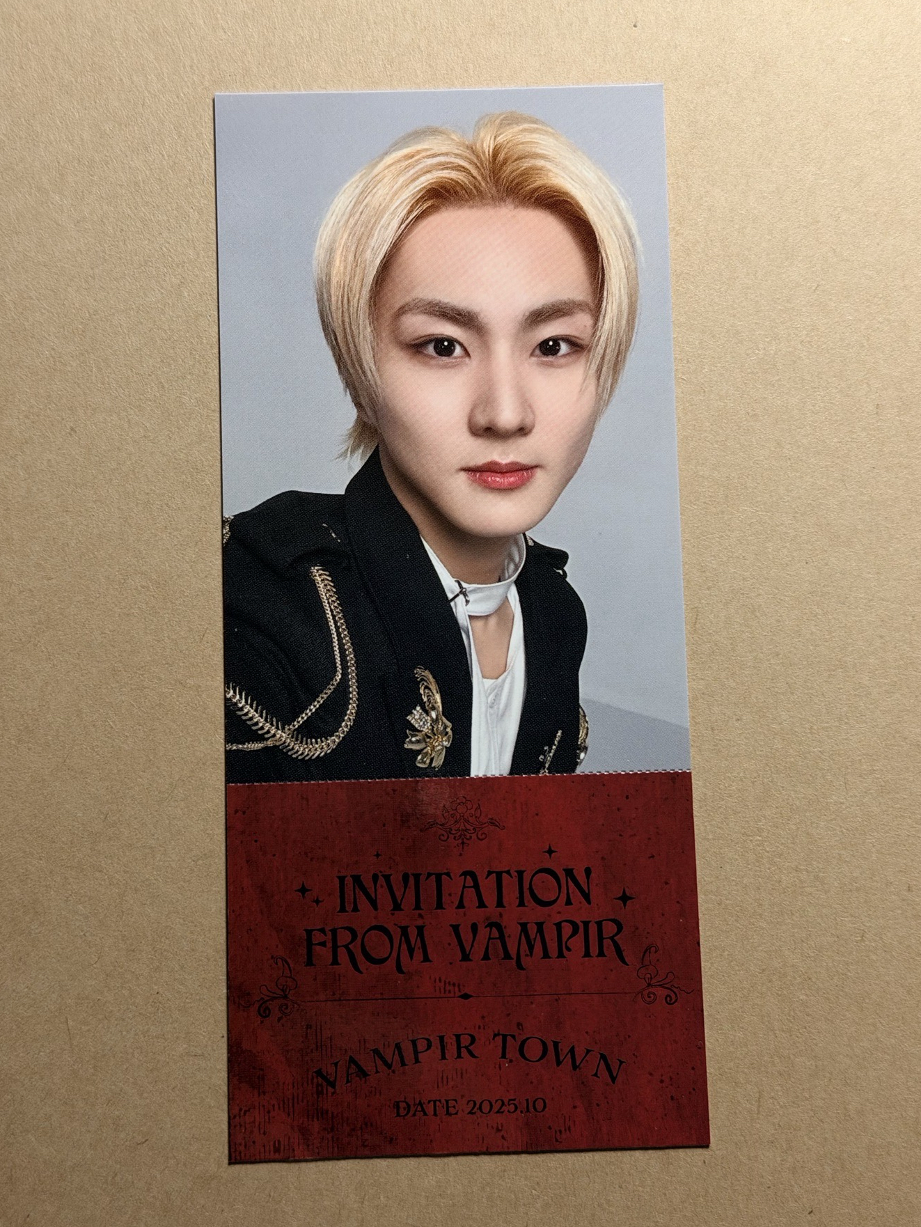 梁禎元 ENHYPEN WORLD 快閃 吸血鬼 滿額 票根