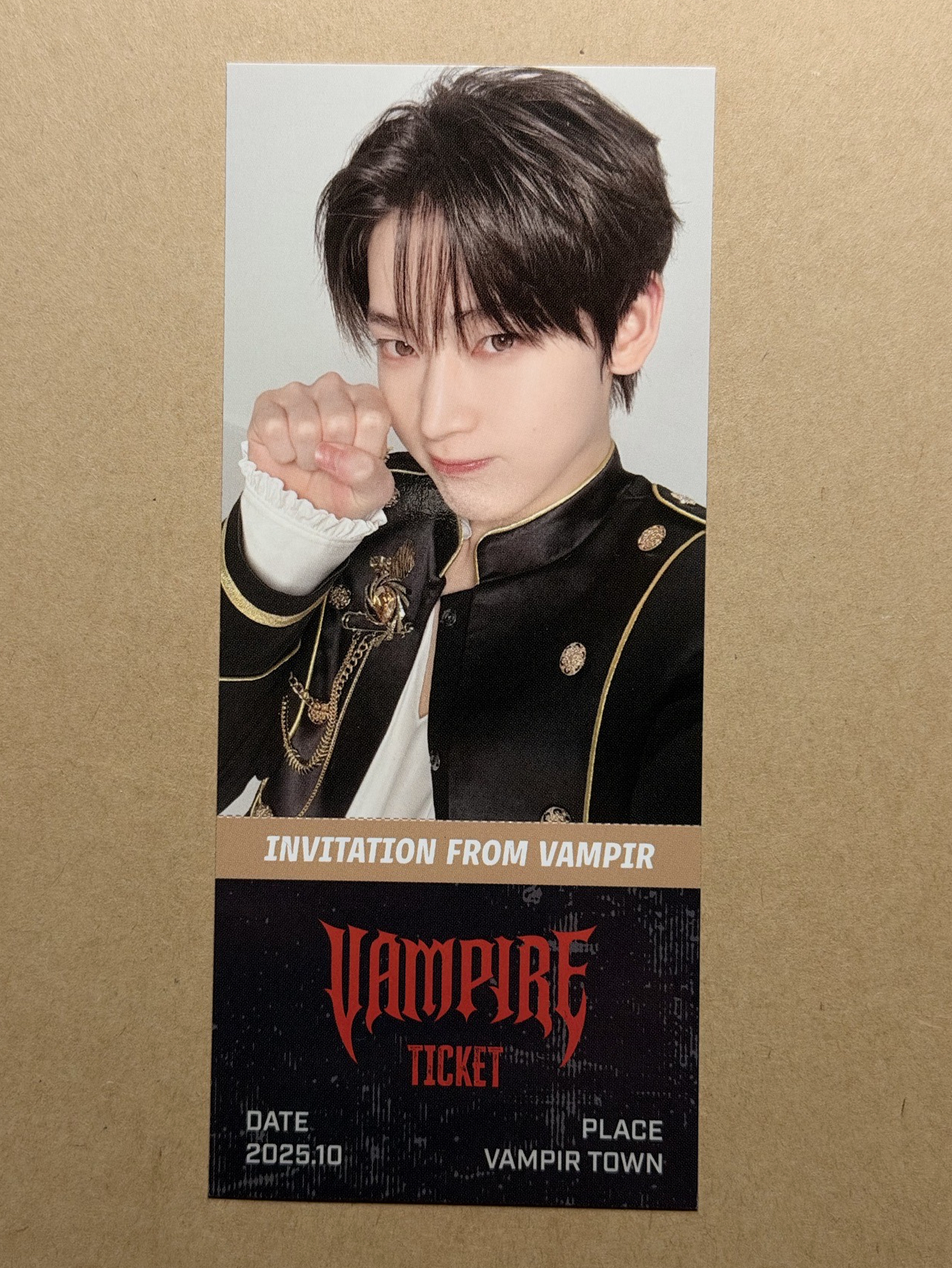 金善禹 ENHYPEN WORLD 吸血鬼 BASIC 票根