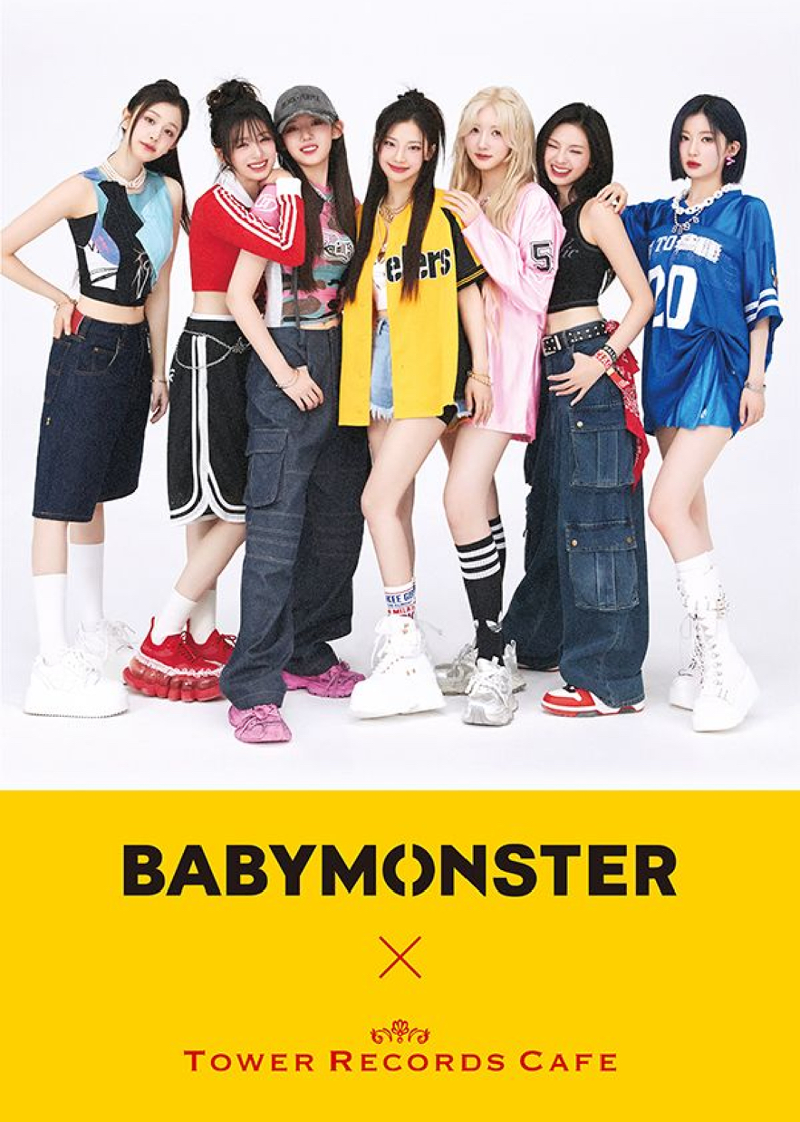 BABYMONSTER X TOWER RECORDS CAFE