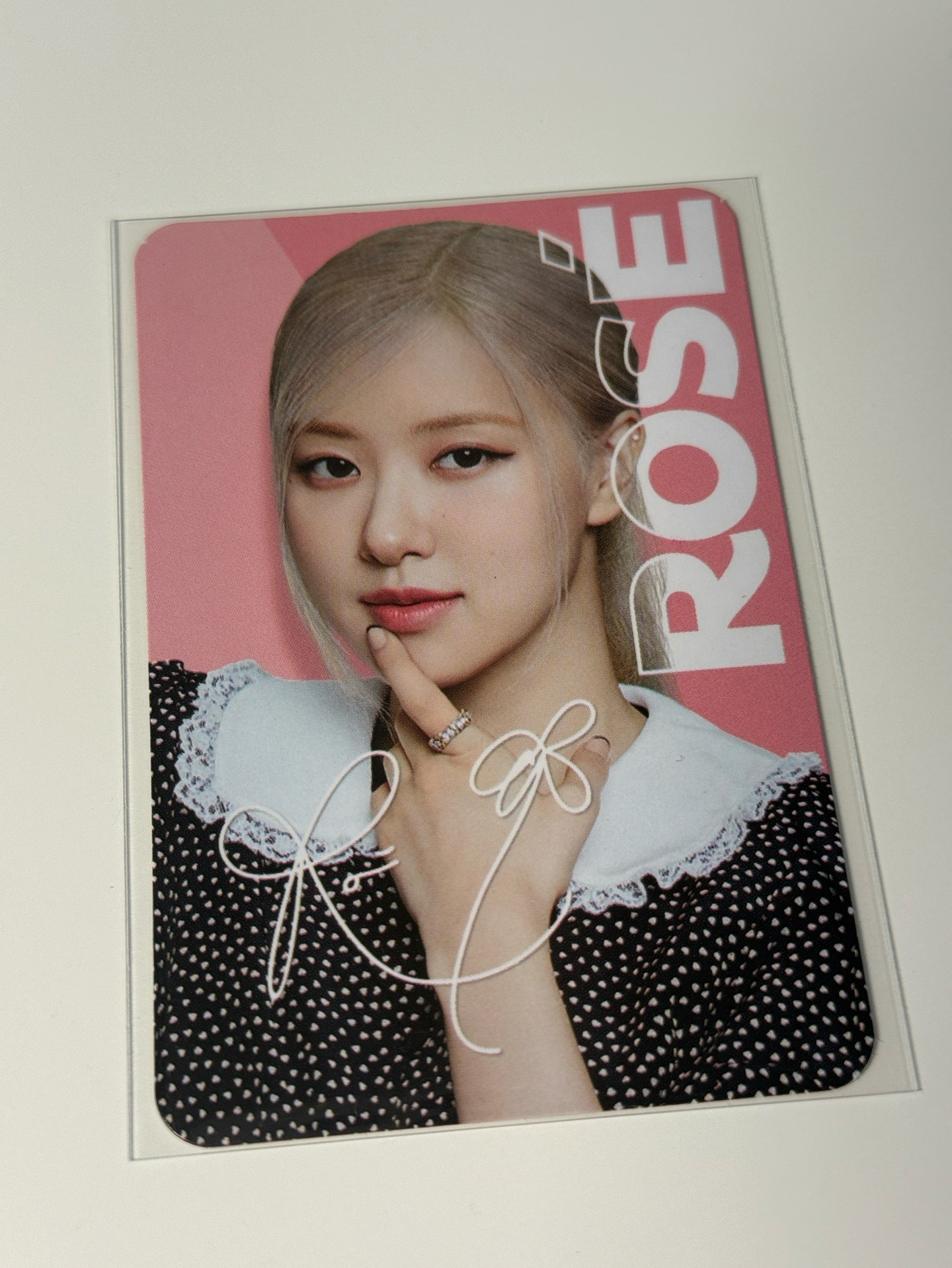 ROSÉ OREO 代言卡