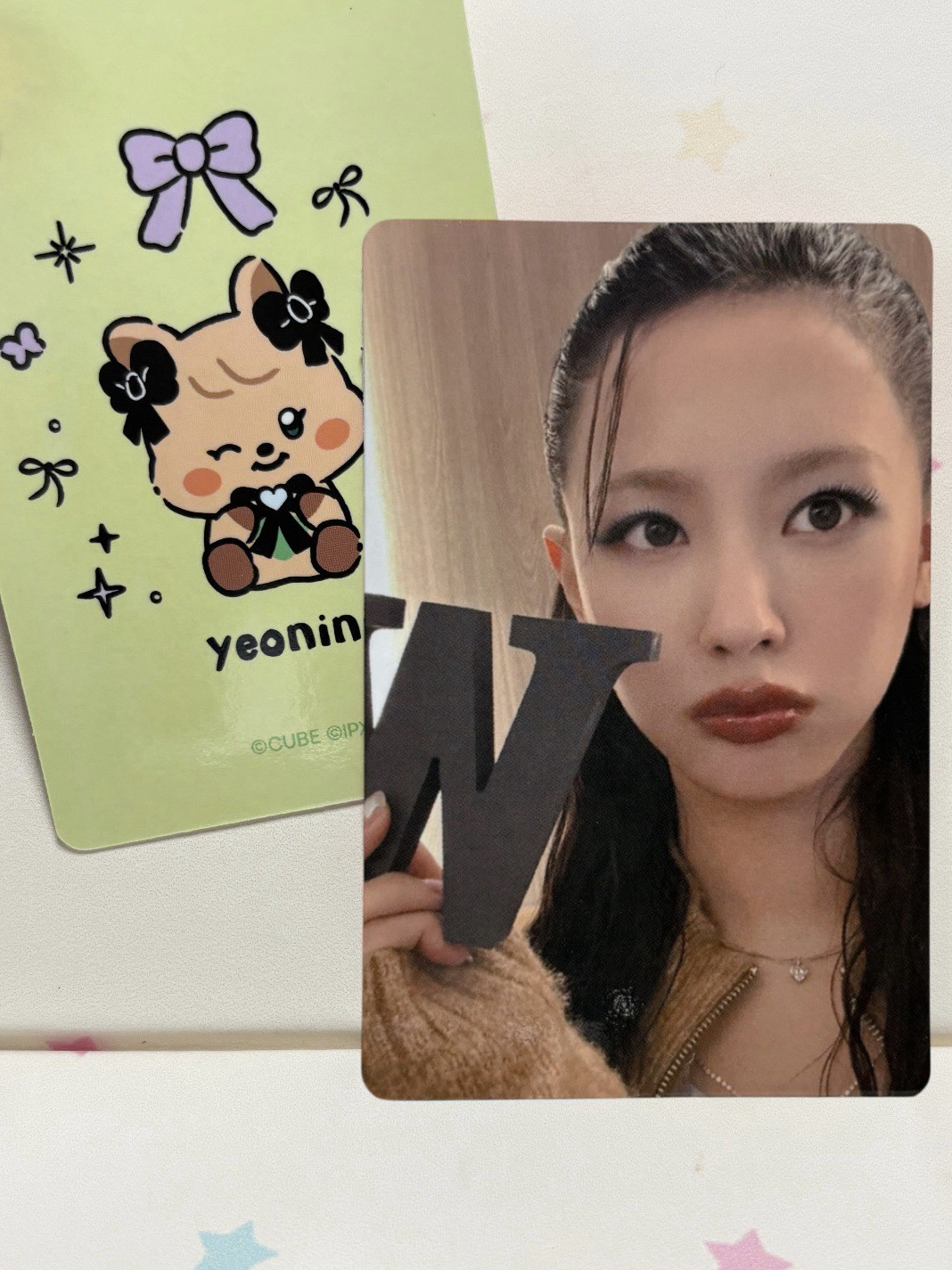 yeonini卡背 擺拍推薦✨｜迷八 快閃隨機卡 🟠