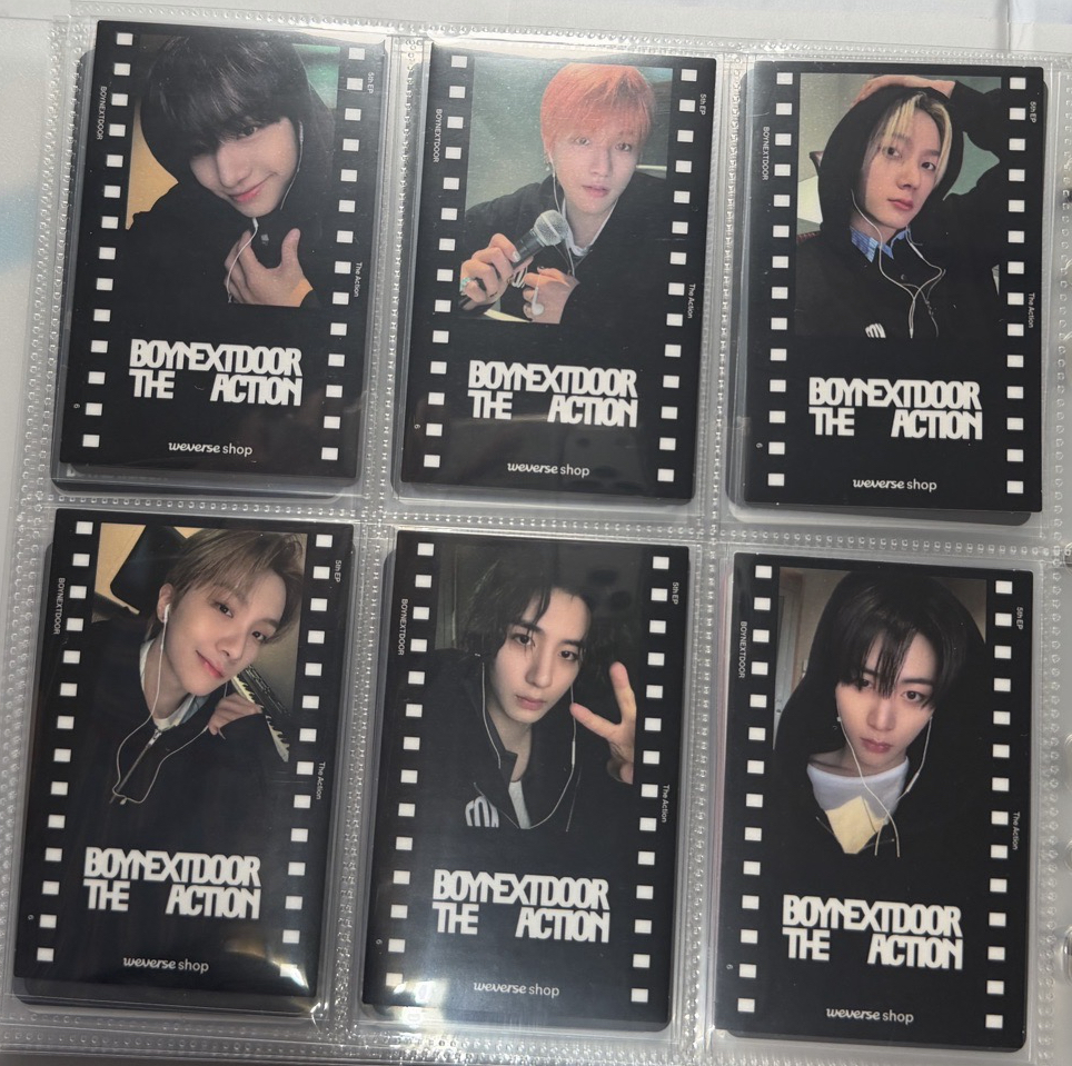 Boynextdoor The Action 單封預購特典一套