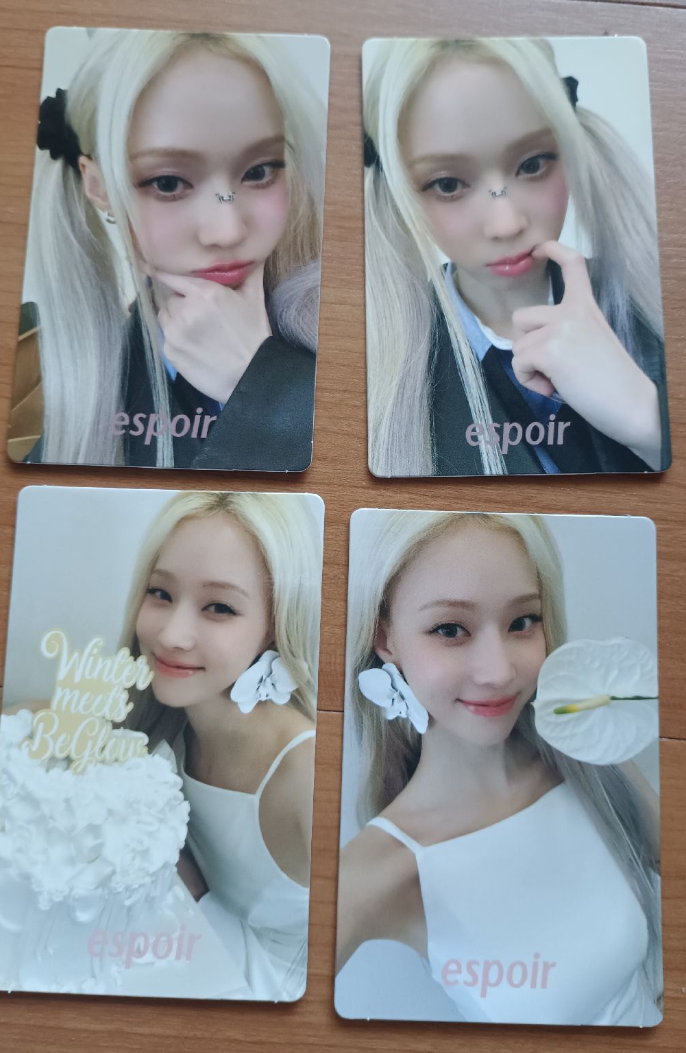 aespa espoir 2.0 代言卡 一套