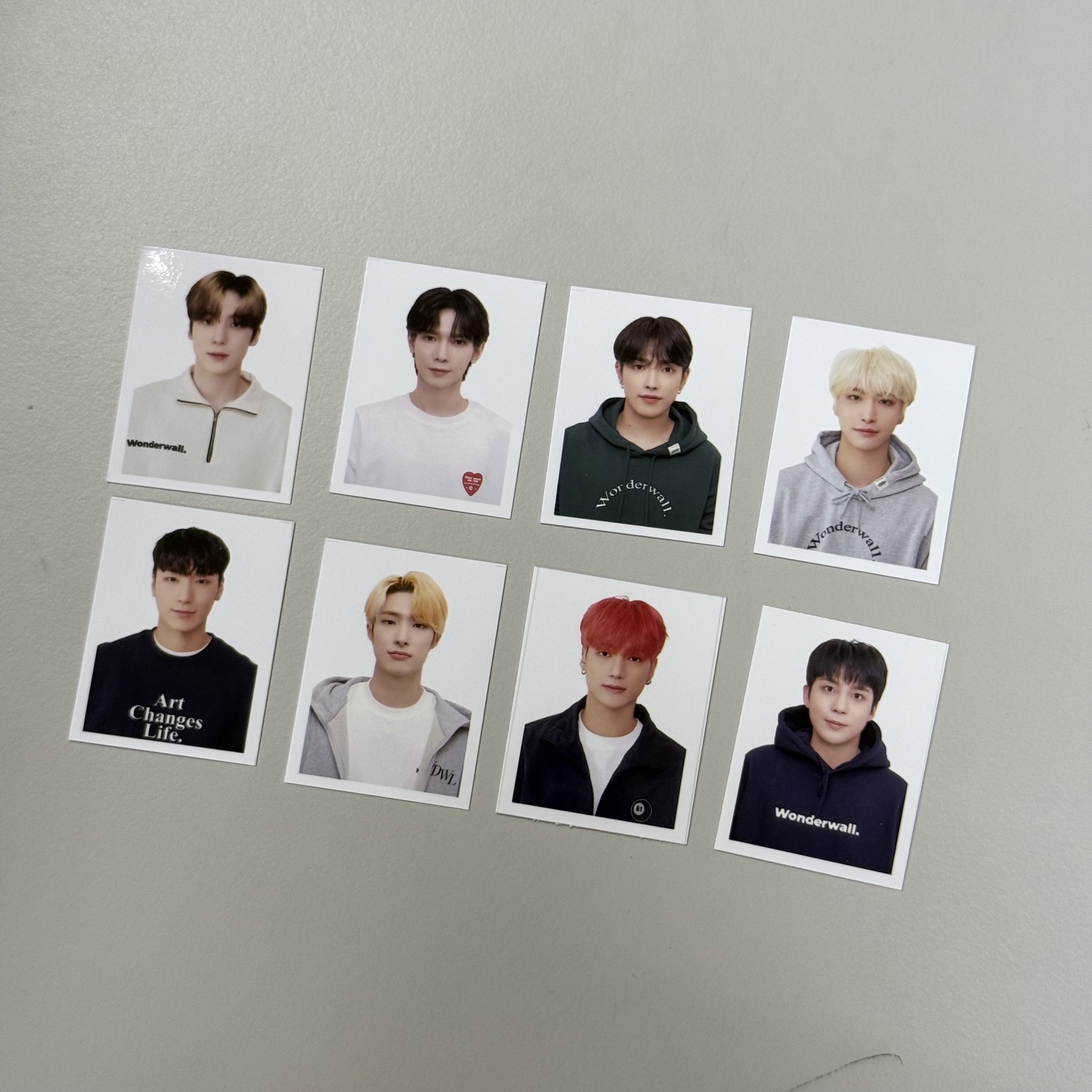ATEEZ Wonderwall 周邊卡 證件照 一套