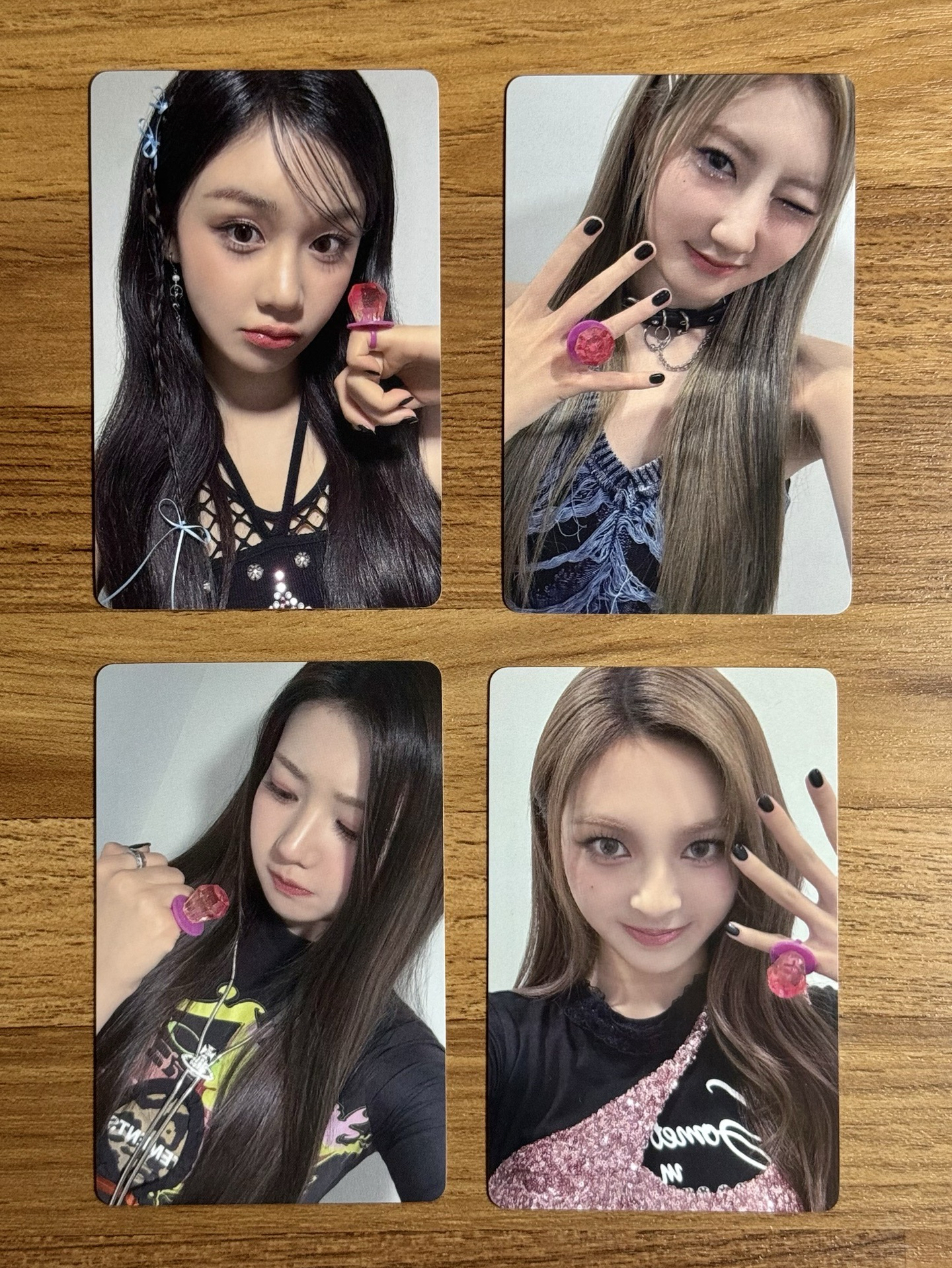 BABYMONSTER 玫瑰日幸運卡 戒指卡