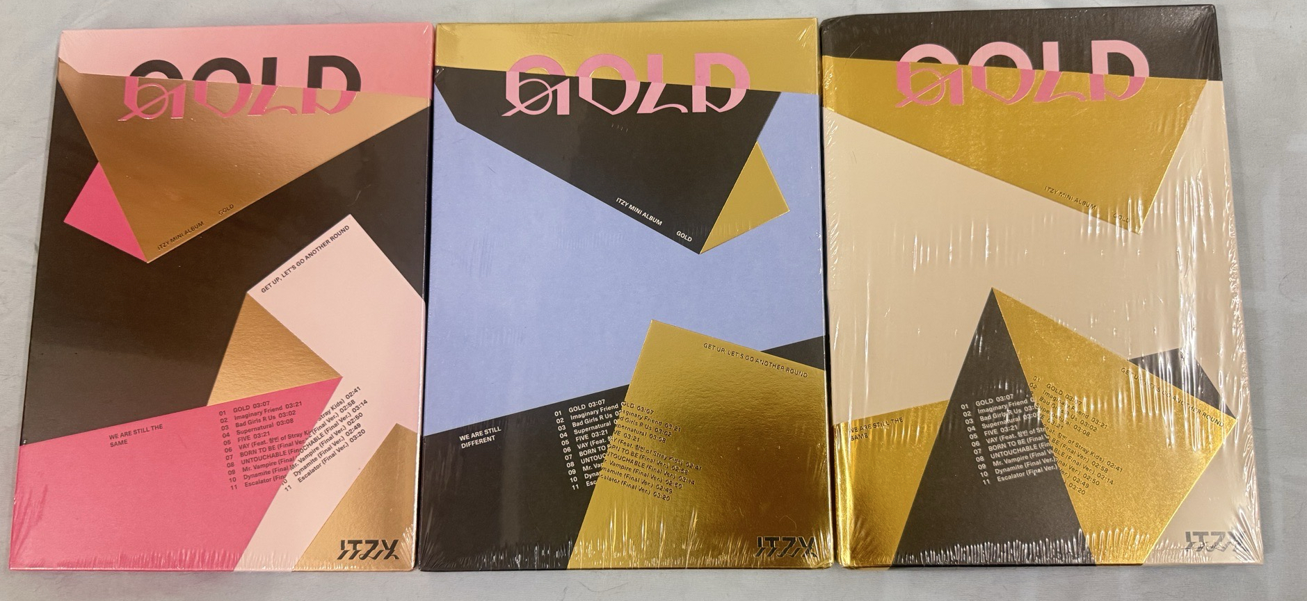 Itzy gold 未拆專 簽售專