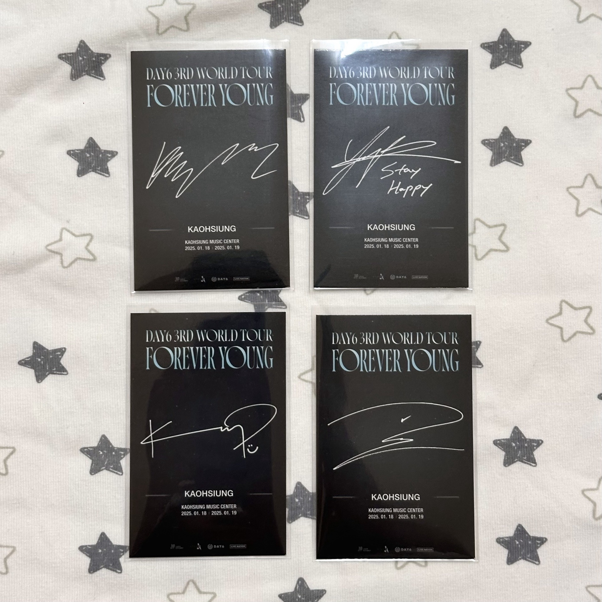 DAY6 高雄入場卡一套