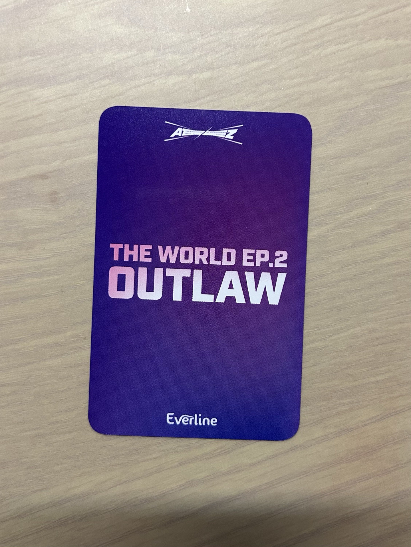 ATEEZ 金弘中 紅酒杯 Outlaw el Everline popup Scratch Coupon 任務卡 