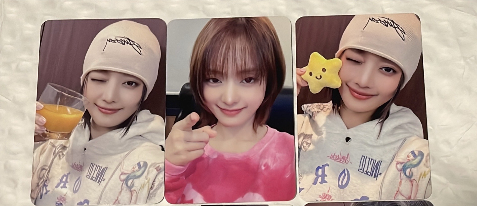 i-dle迷八 米妮 妮可愛 星星妮 果汁乾杯妮