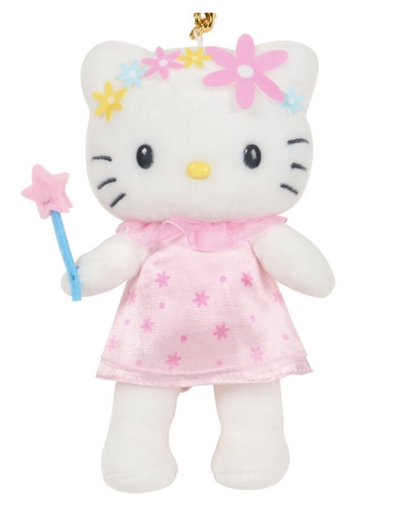50週年Hello kitty展花仙子玩偶吊飾