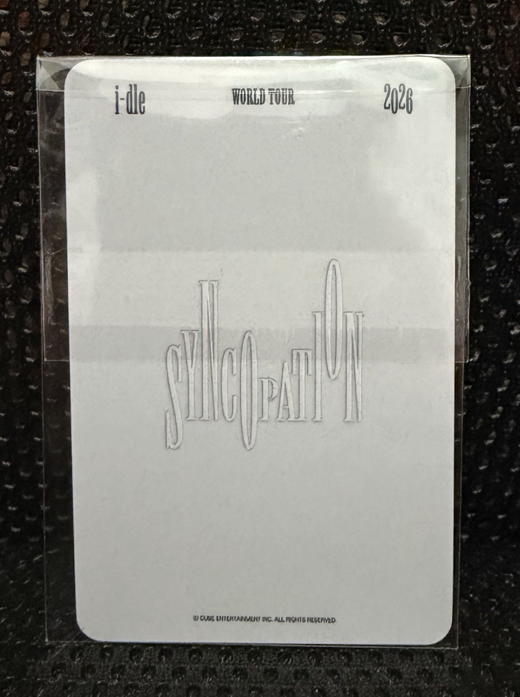 I-dle 首爾 Day2 入場卡 小娟 