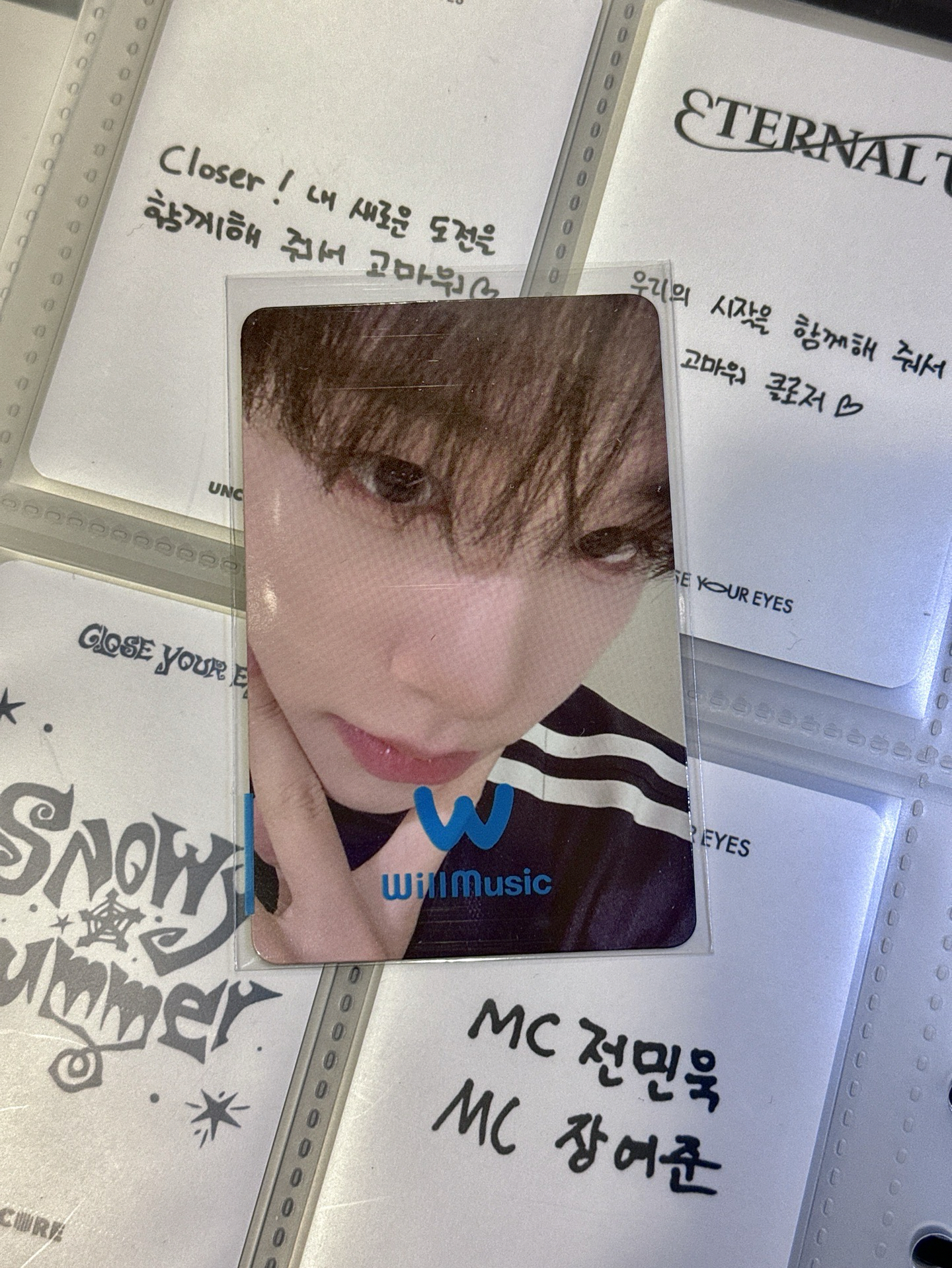 CLOSE YOUR EYES 微樂客 簽售卡