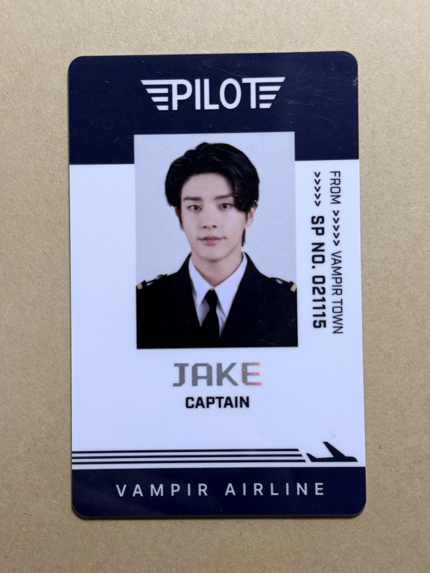 （未掃）JAKE 沈載倫 ENHYPEN WORLD 機長 SP卡