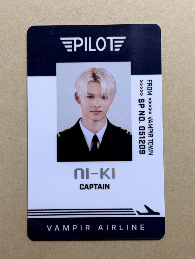 （未掃）NI-KI 西村力 ENHYPEN WORLD 機長 SP卡