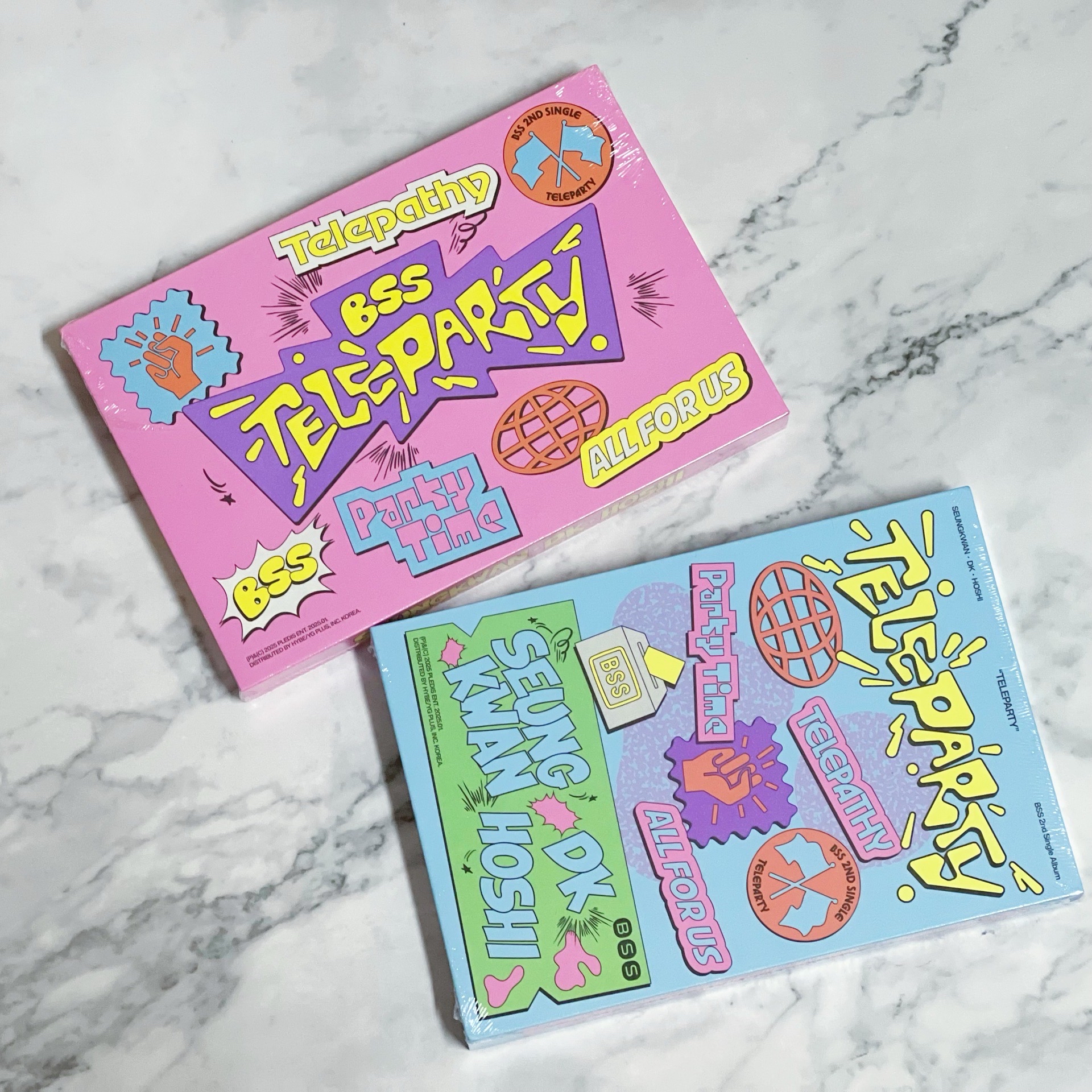 BSS 夫碩順 未拆專 粉+藍（含wvs特典）