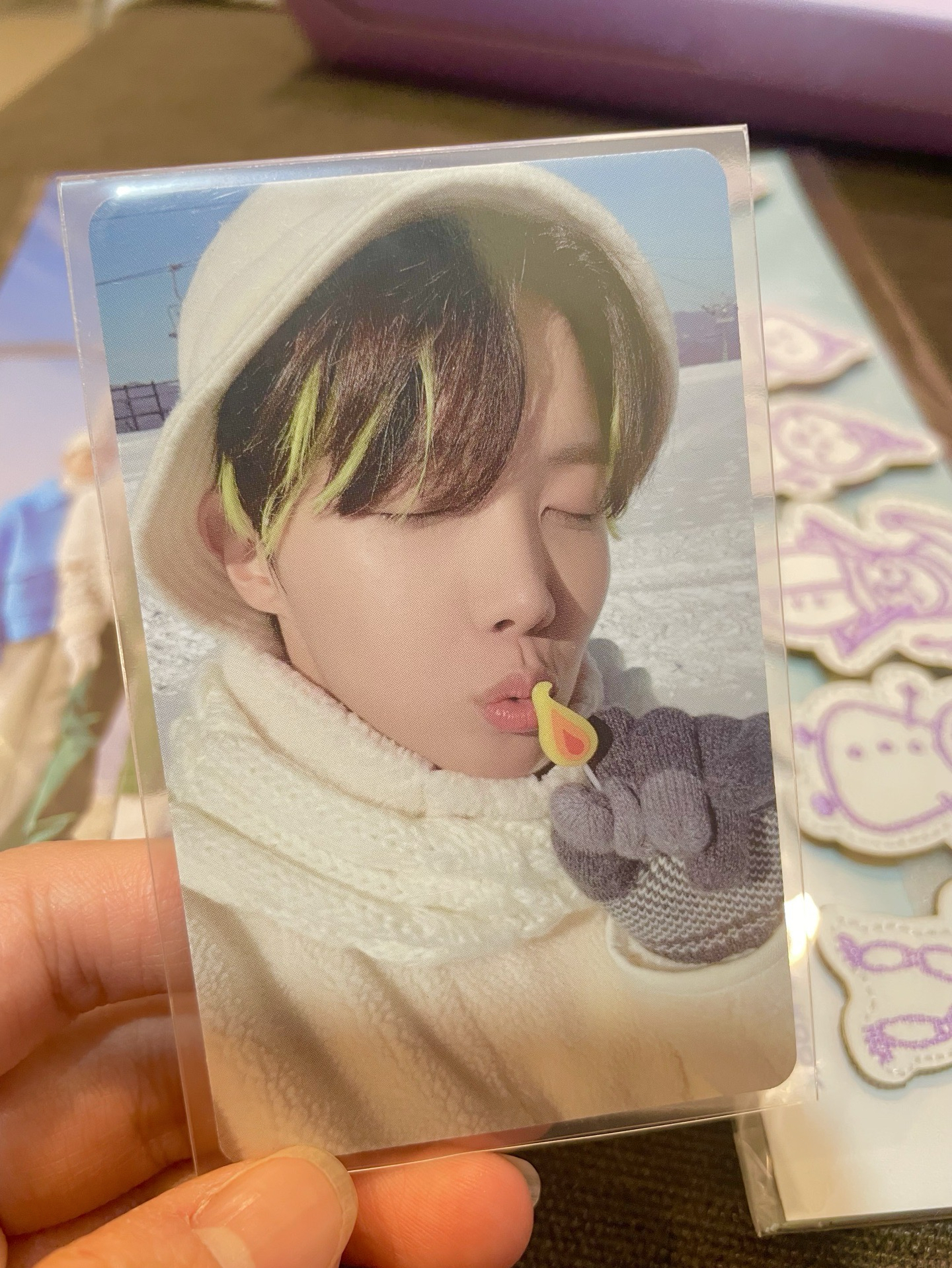 2021 冬季寫真 冬寫錫 j hope 雙面小卡 小海報 筆電包 送小禮物🎁