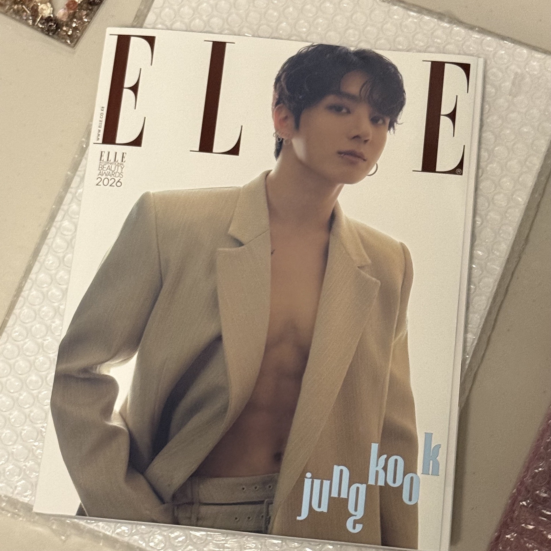 田柾國 ELLE 1月號雜誌