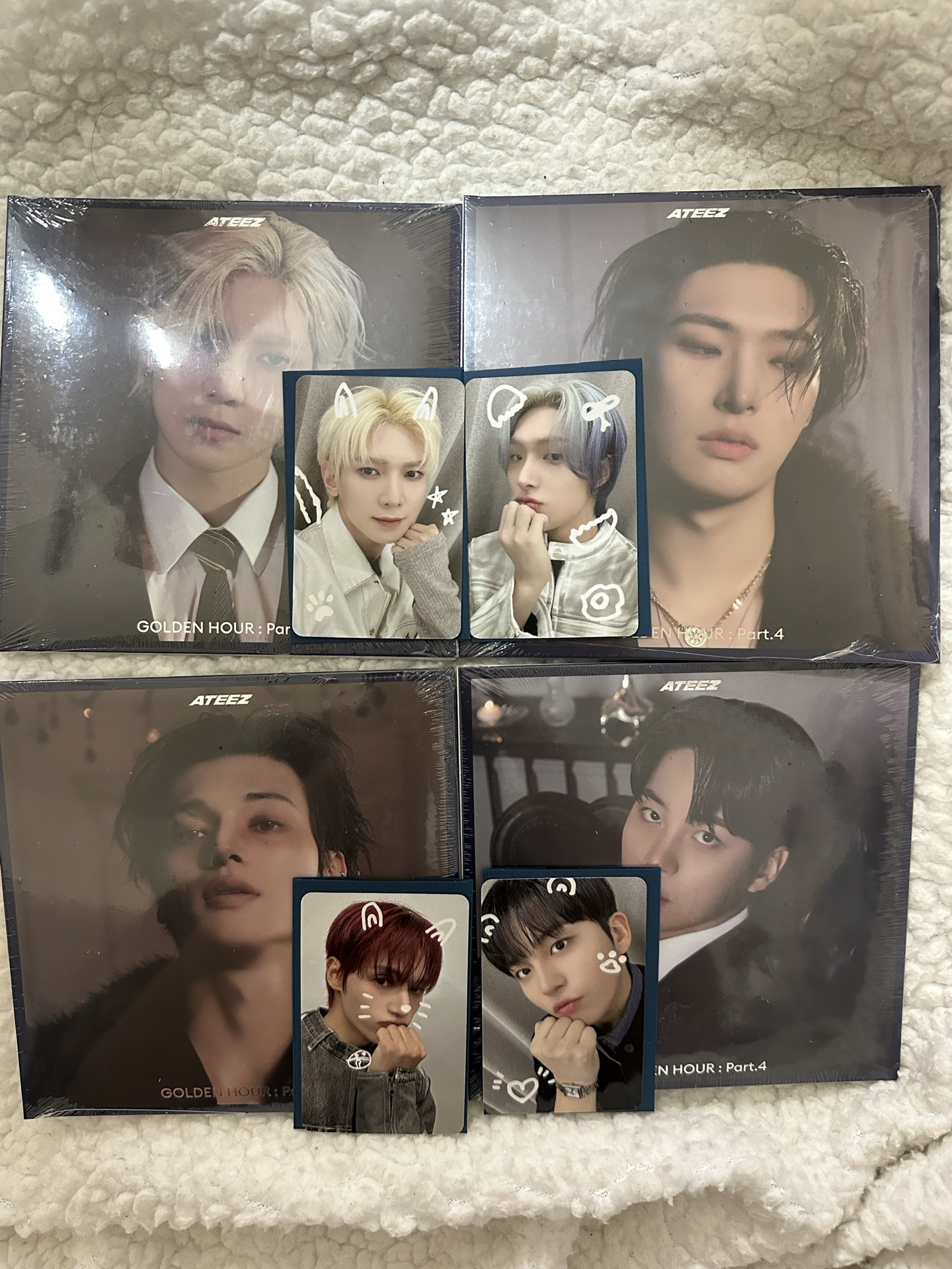 ATEEZ AM 幸運卡含單封