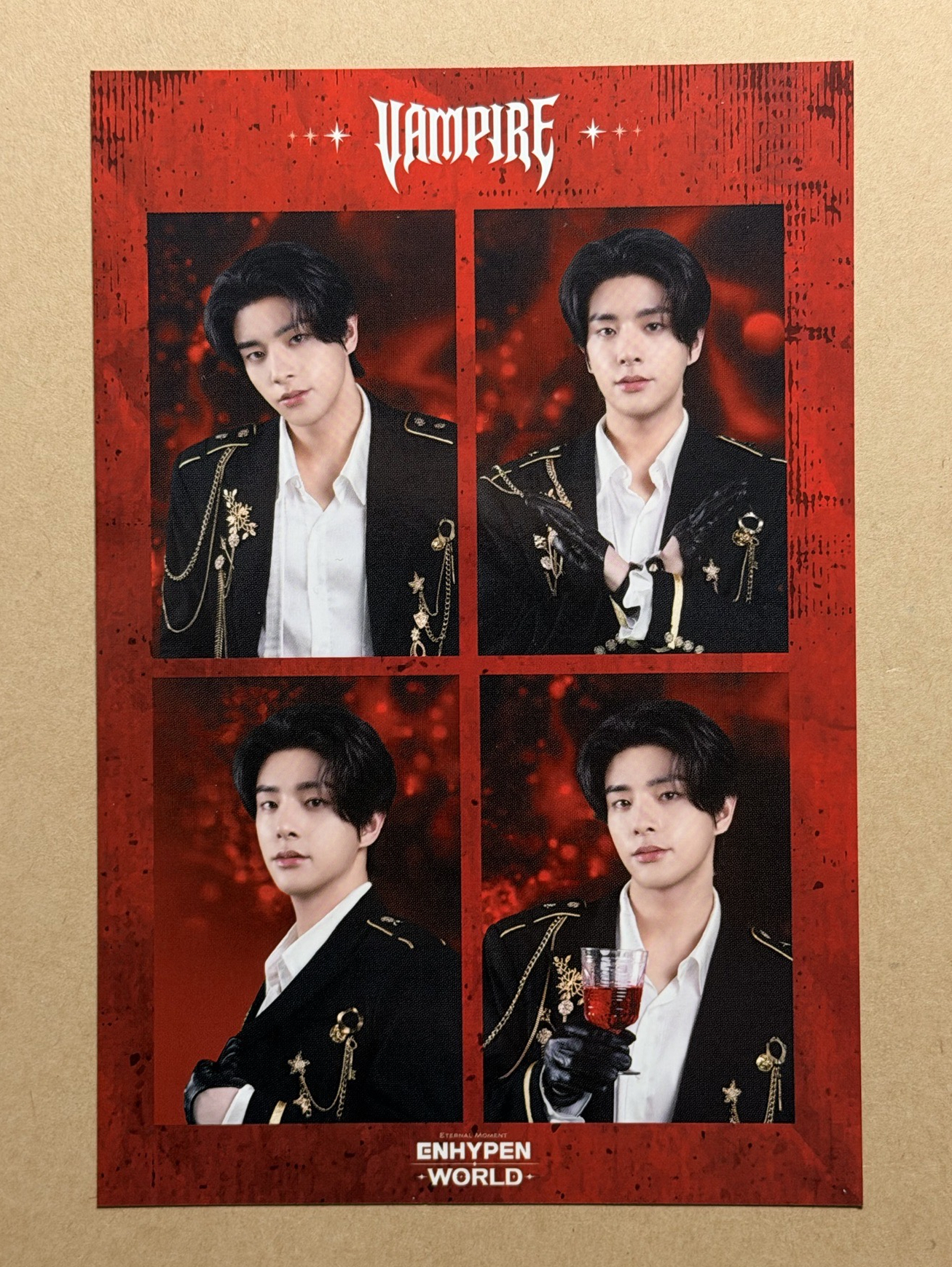 JAKE 沈載倫 ENHYPEN WORLD 吸血鬼 滿額 四格