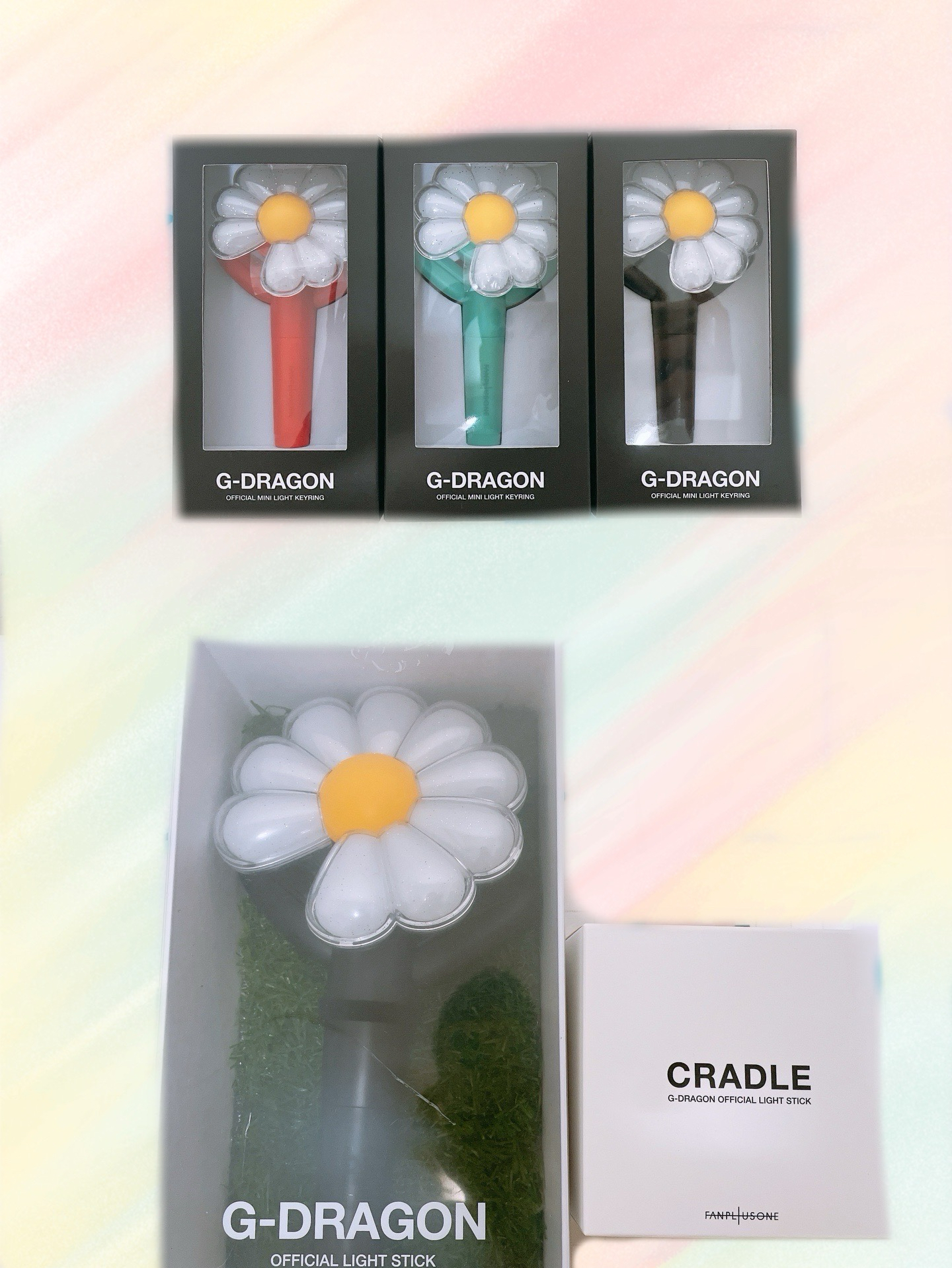 標價一起出 權志龍 GD手燈 小手燈 盆栽