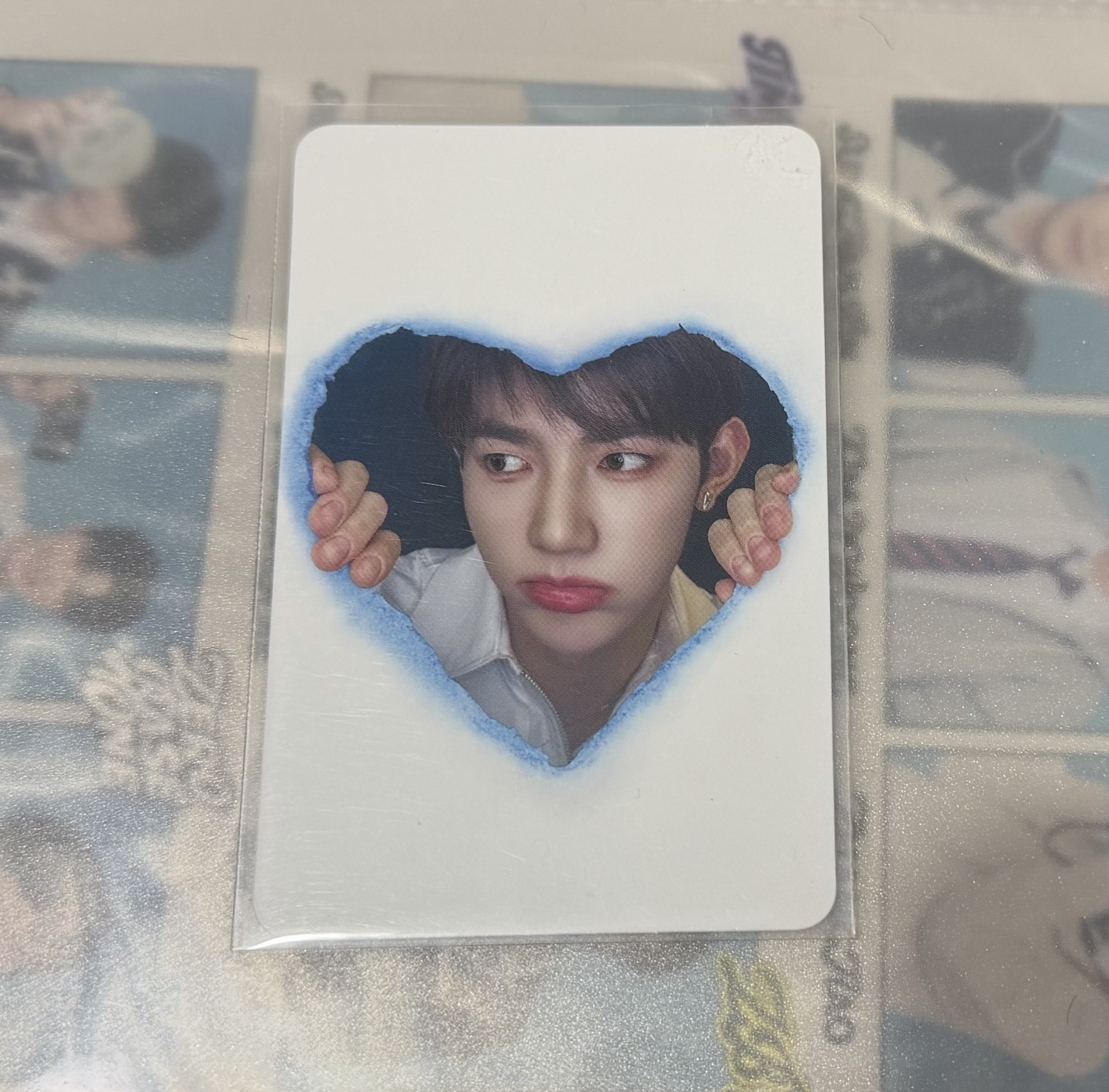 ZB1 章昊 迷三 ms 5.0 特典卡 愛心相框