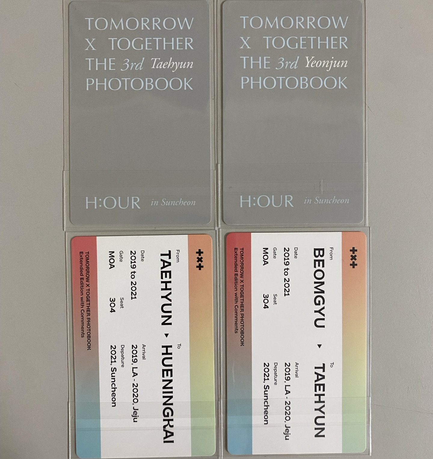 hour 寫真 小卡 雙人卡