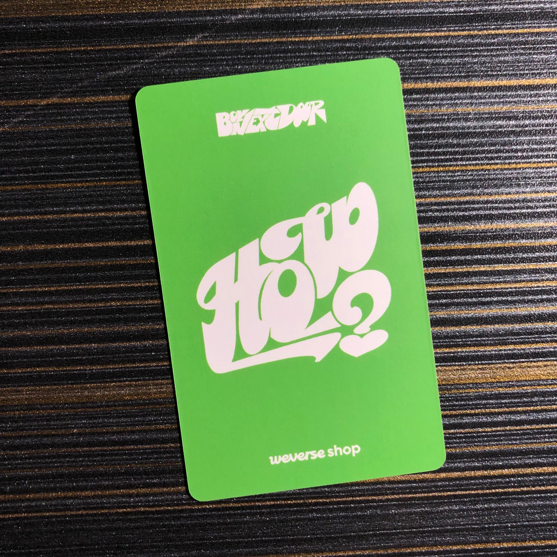 Boynextdoor HOW? wvs末簽 Woonhak 雲鶴