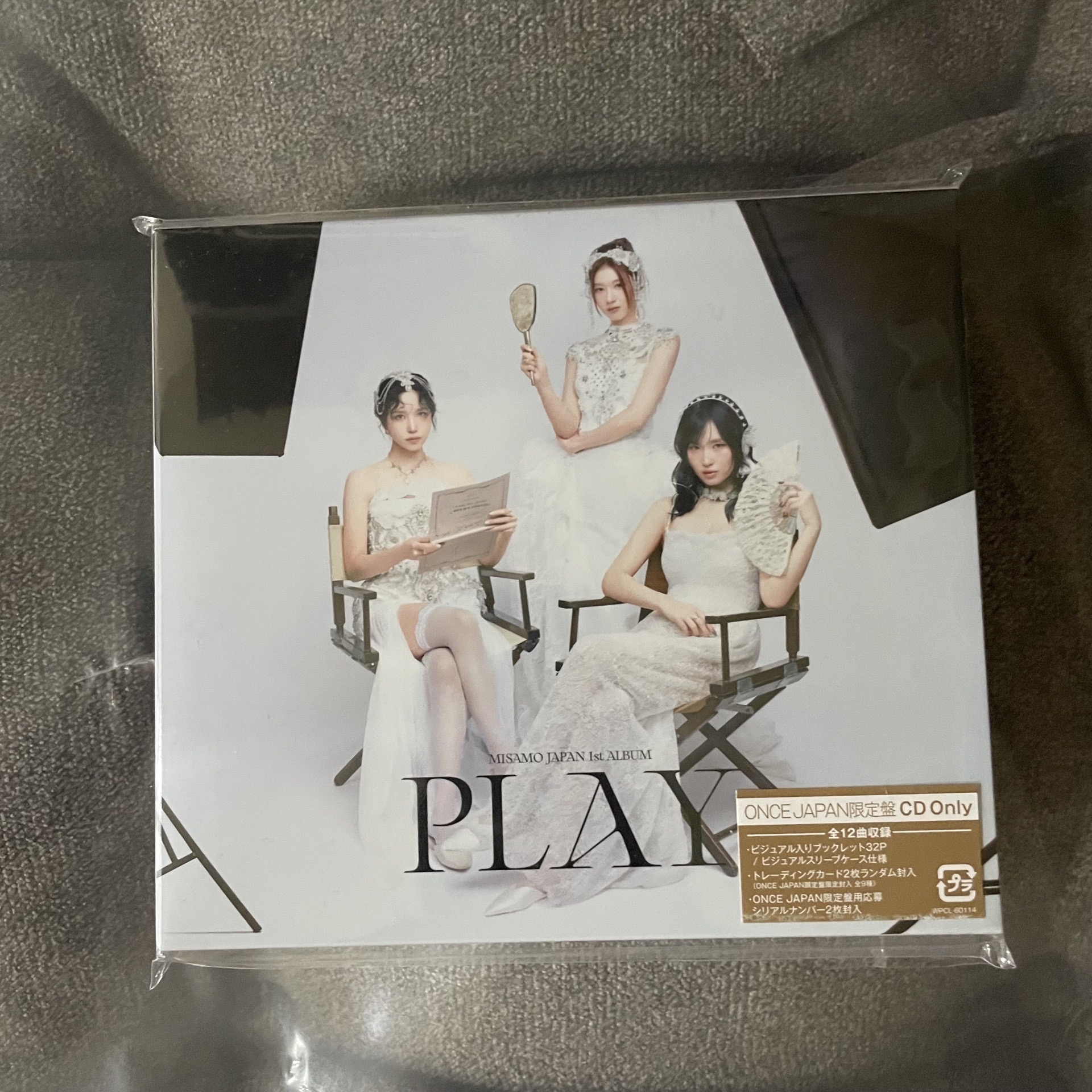 MISAMO PALY ONCE JAPAN限定盤《無應募券》《無小卡》《無特典》空專💿