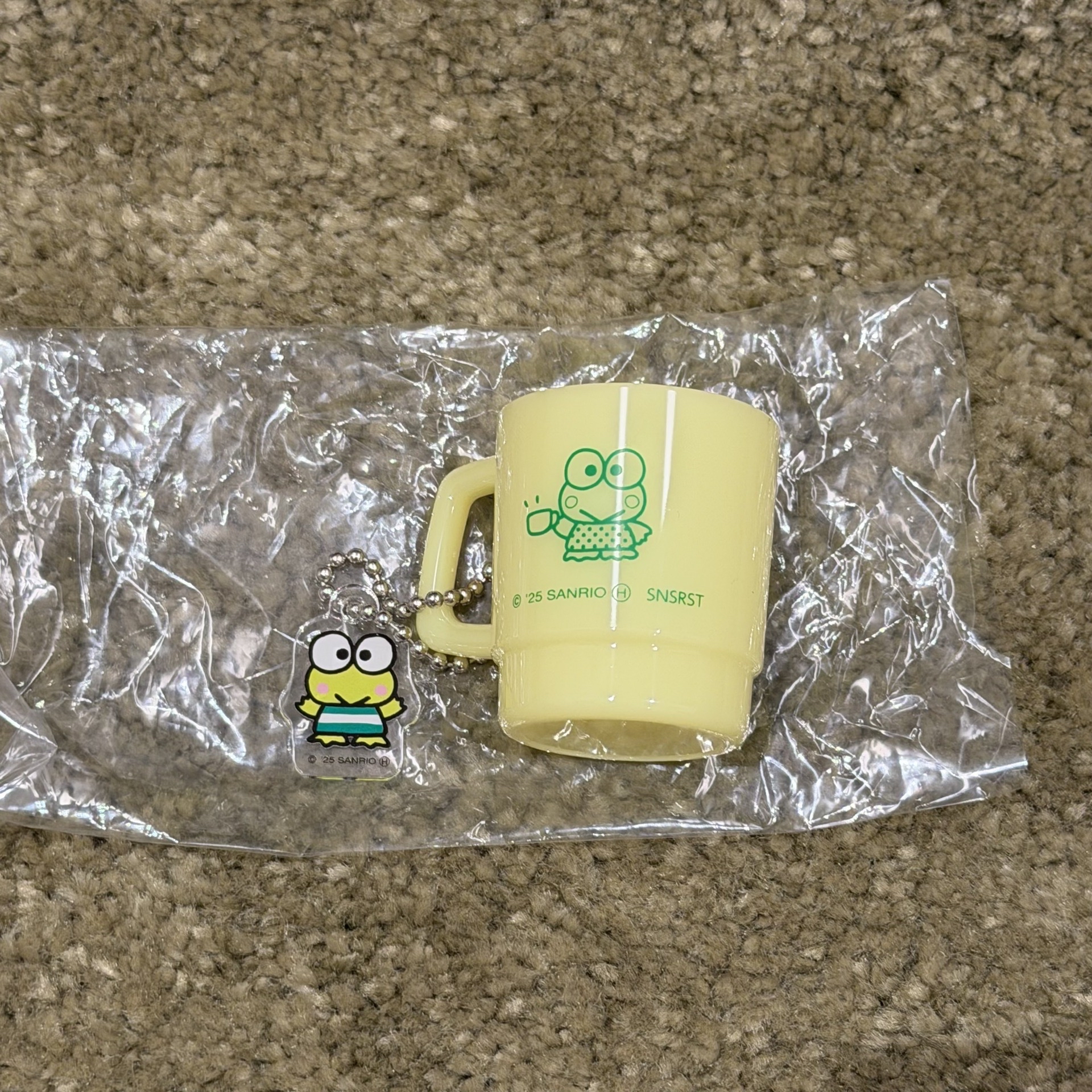 三麗鷗 大眼蛙小杯子吊飾