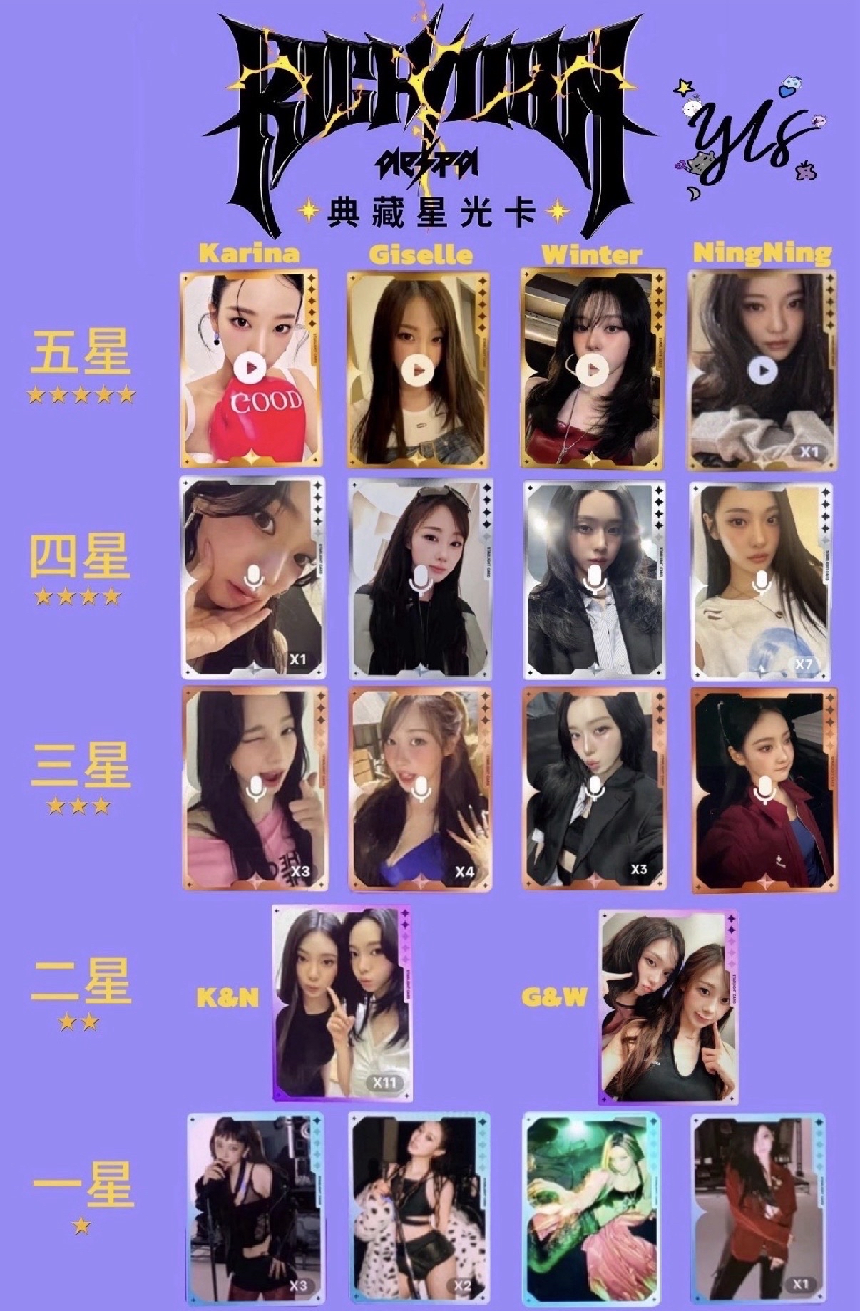 🤍RM 星光卡系列