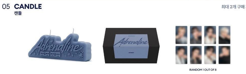 快閃店蠟燭含卡（全新未拆）