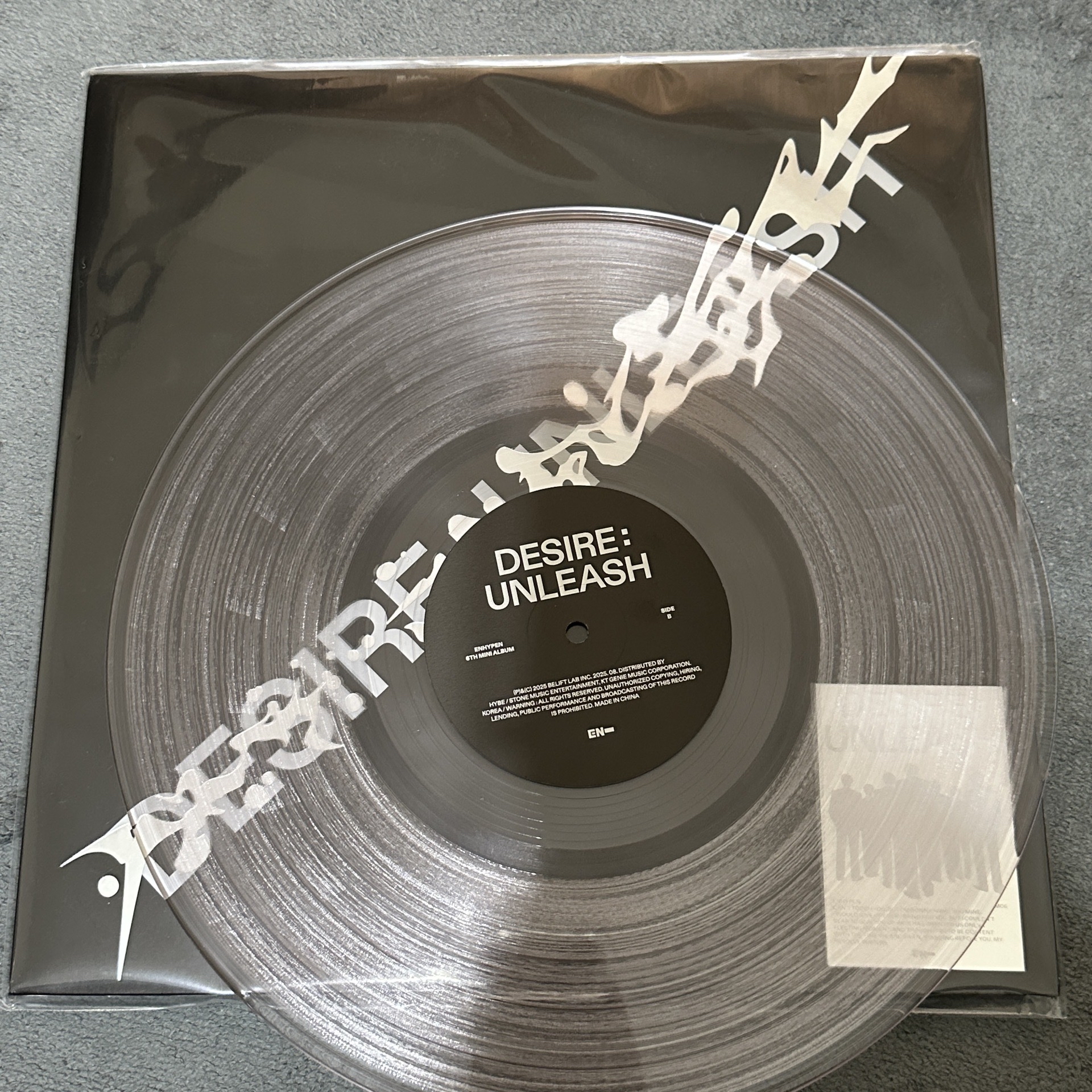 enhypen 迷六 黑膠 vinly ver. 