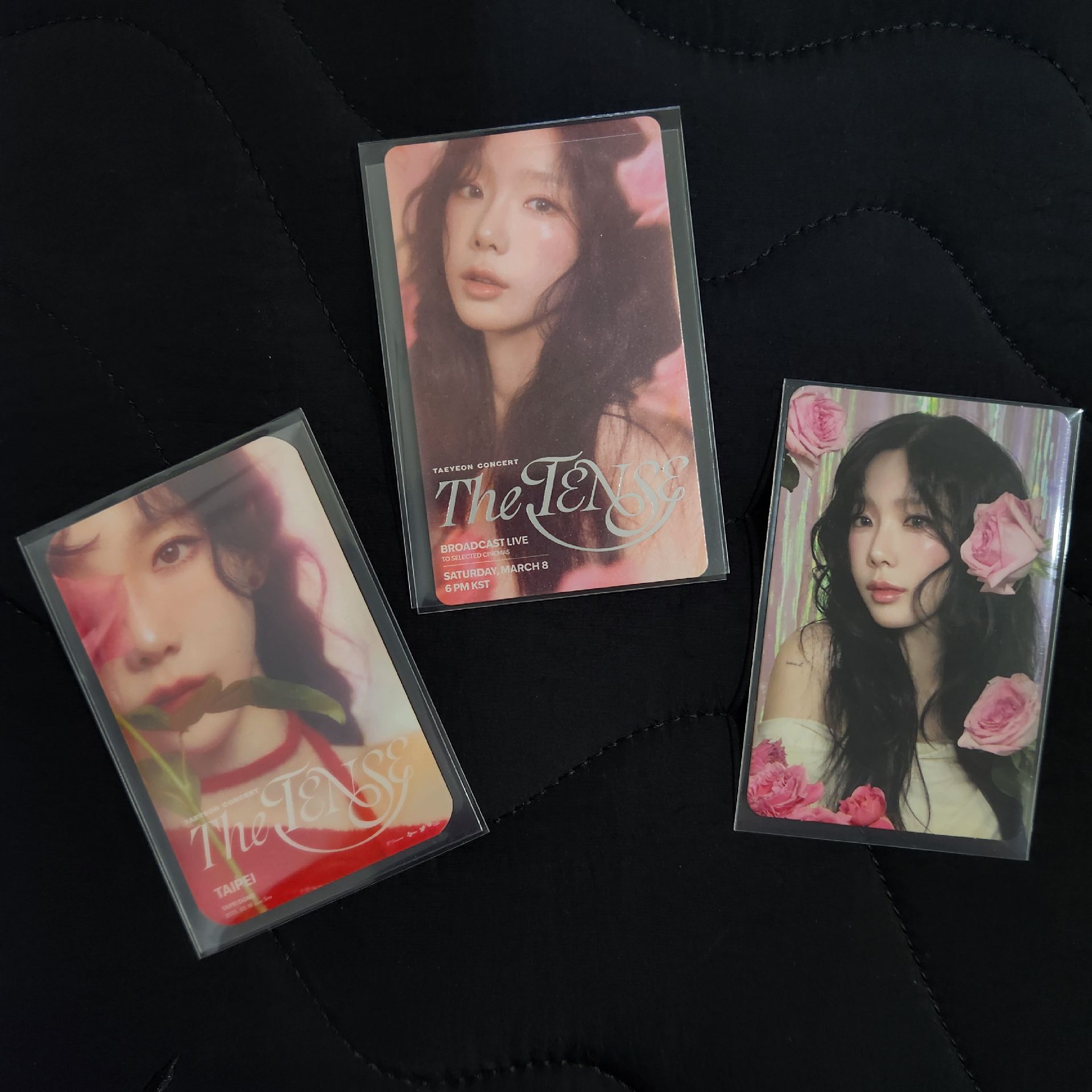 The TENSE 台北場限卡+電影院卡+香水卡