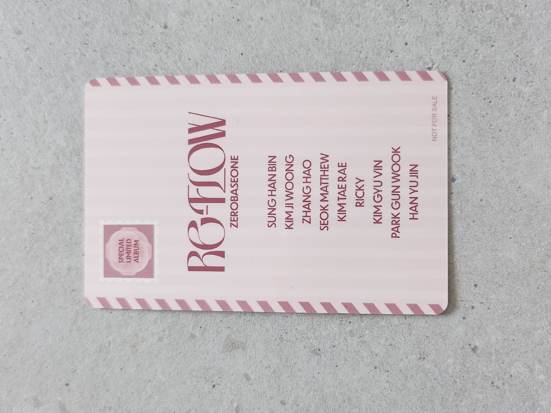 [zb1]現貨！章昊 限量專塔店特典 zerobaseone 