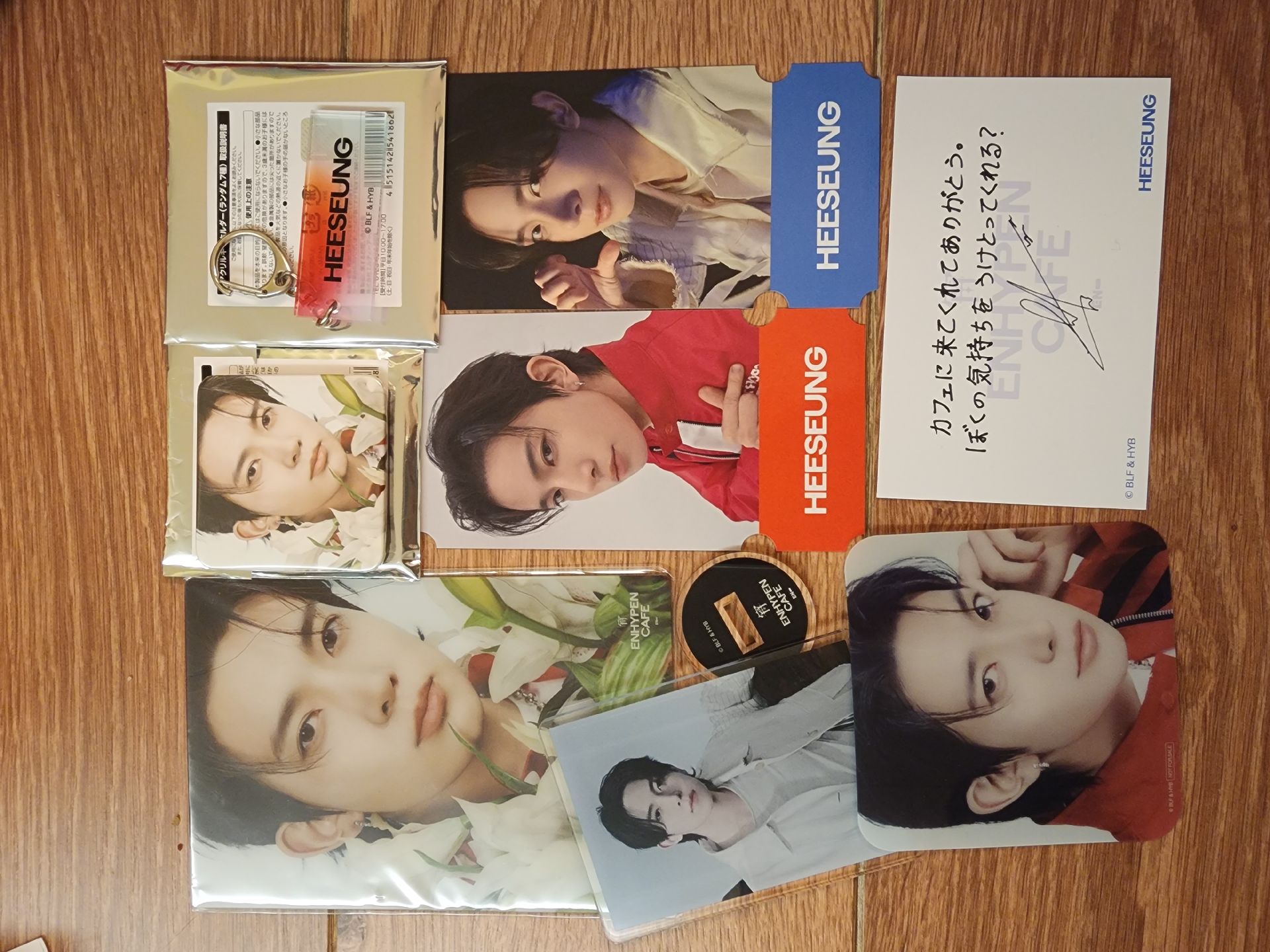 ENHYPEN 2025 咖啡廳 李羲承一套一鍵畢業