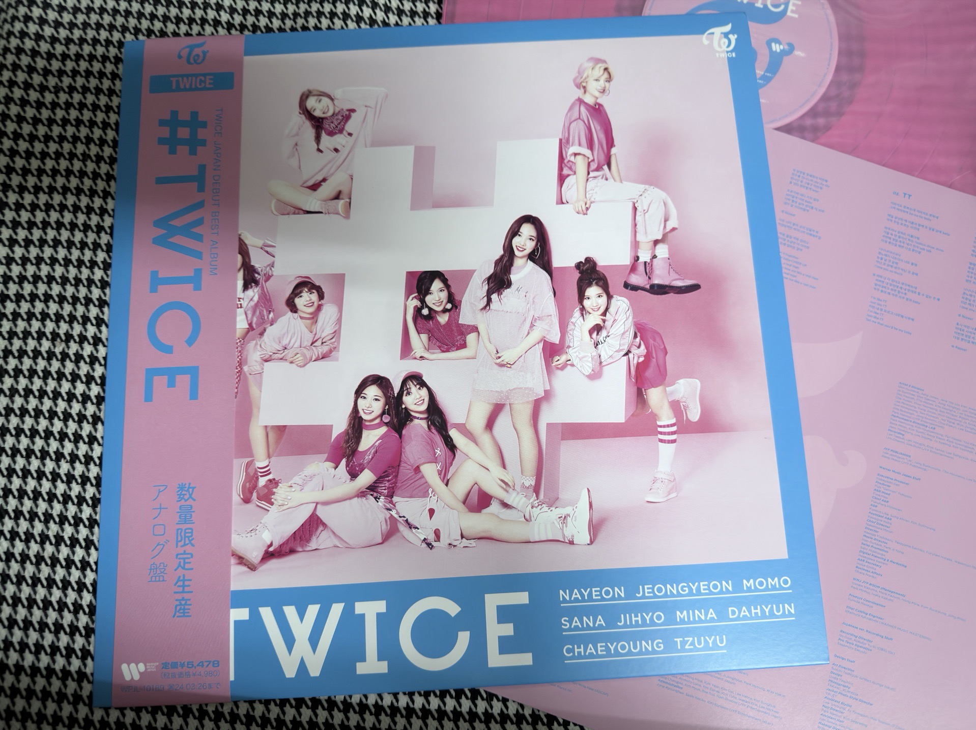 (現貨 紙箱寄出）絕版限量 TWICE 黑膠 #TWICE 日本 黑膠 唱片