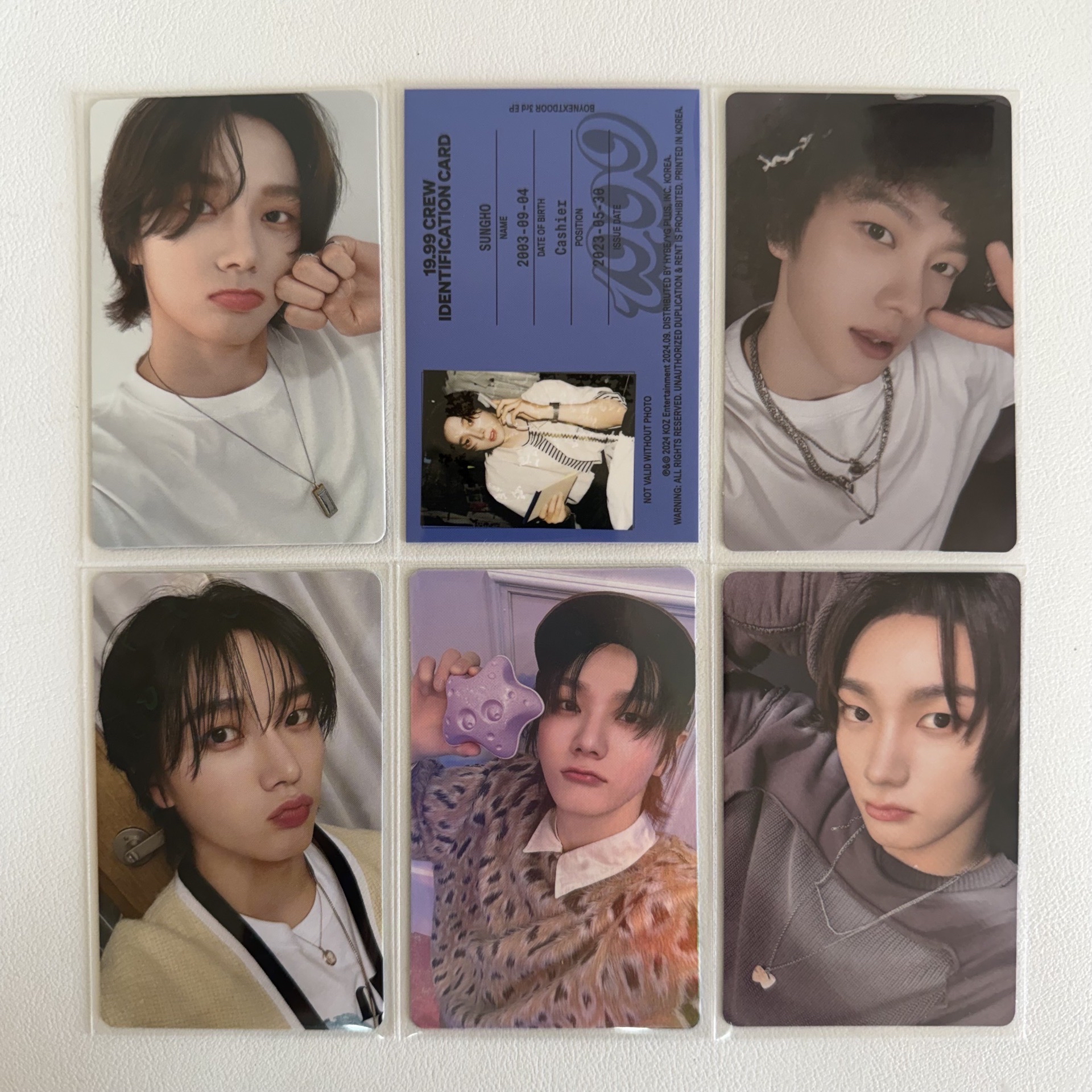 BOYNEXTDOOR 成淏小卡